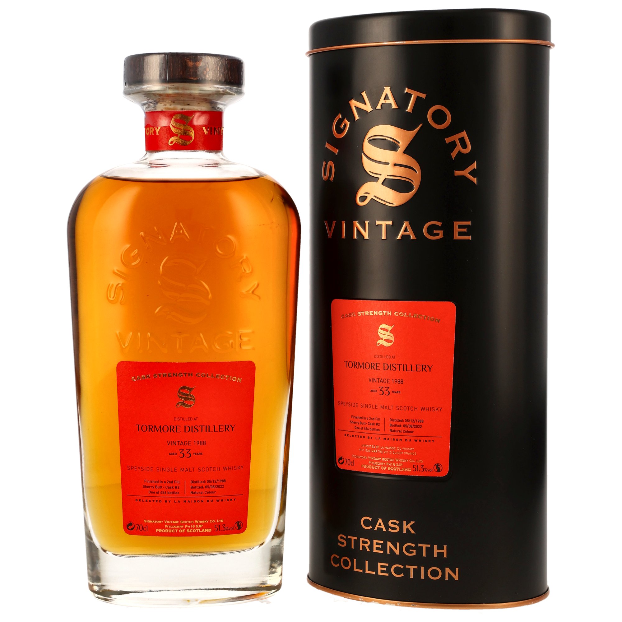 Tormore 1988/2022 - 33 y.o. - 2nd Fill Sherry Butt Finish #2 - Sig CS