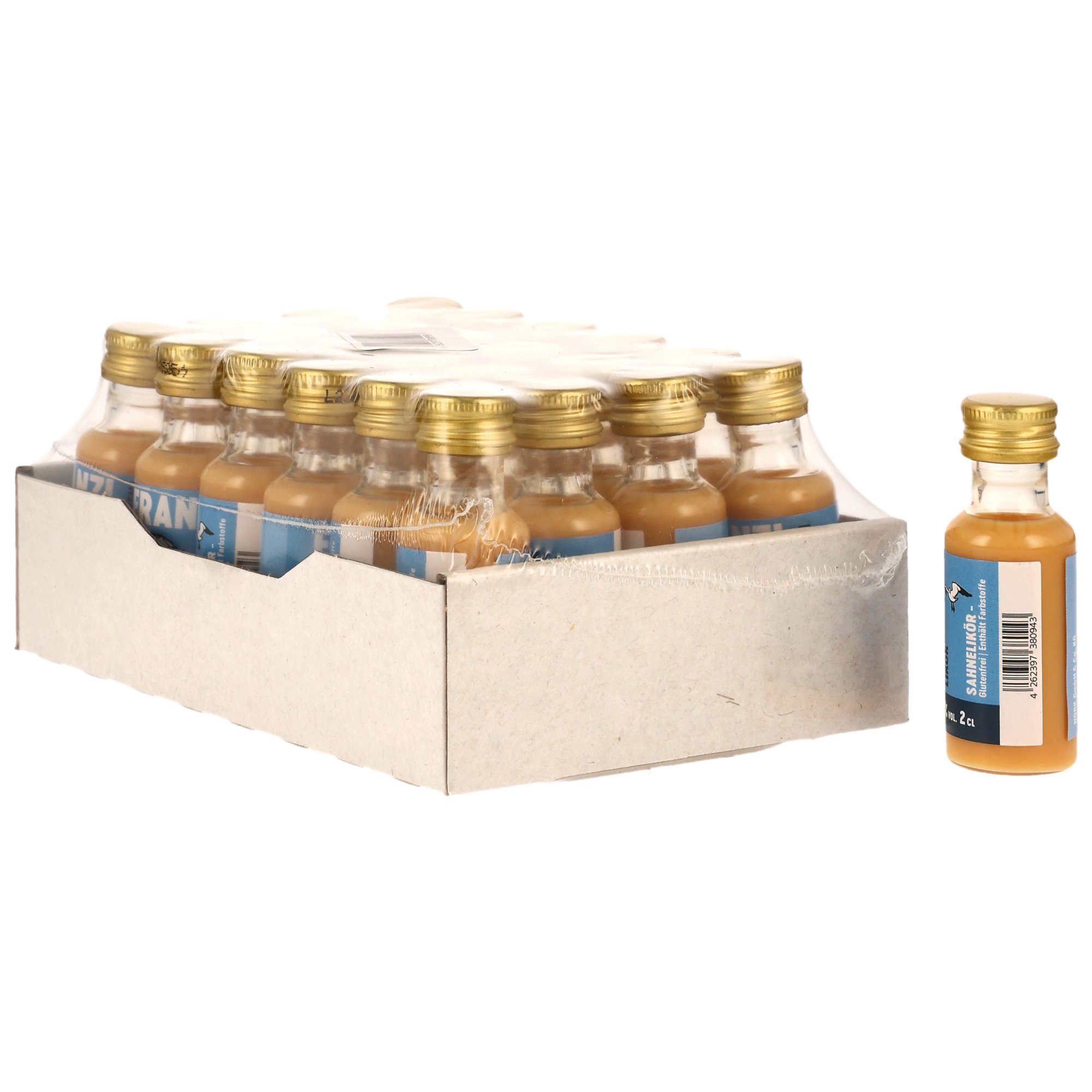 Franzi Franzbrötchenlikör - Mini PET - VPE: 24x 0,02l