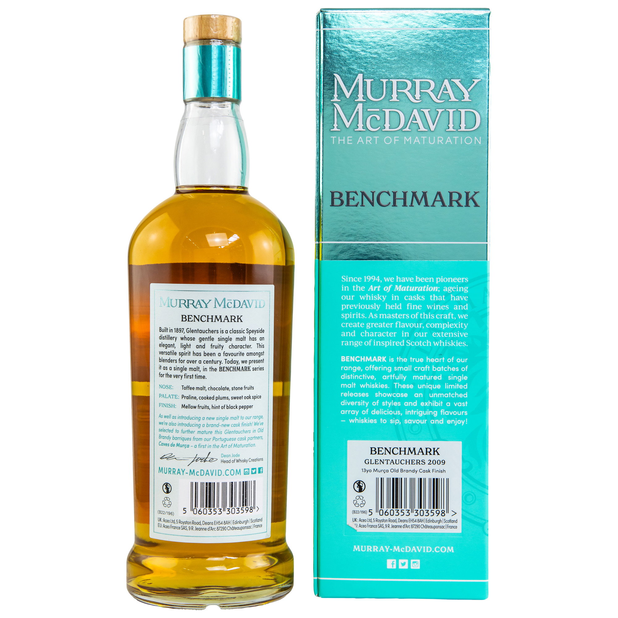 Glentauchers 2009/2022 - 13 y.o. - Murca Old Brandy Cask - Murray McDavid