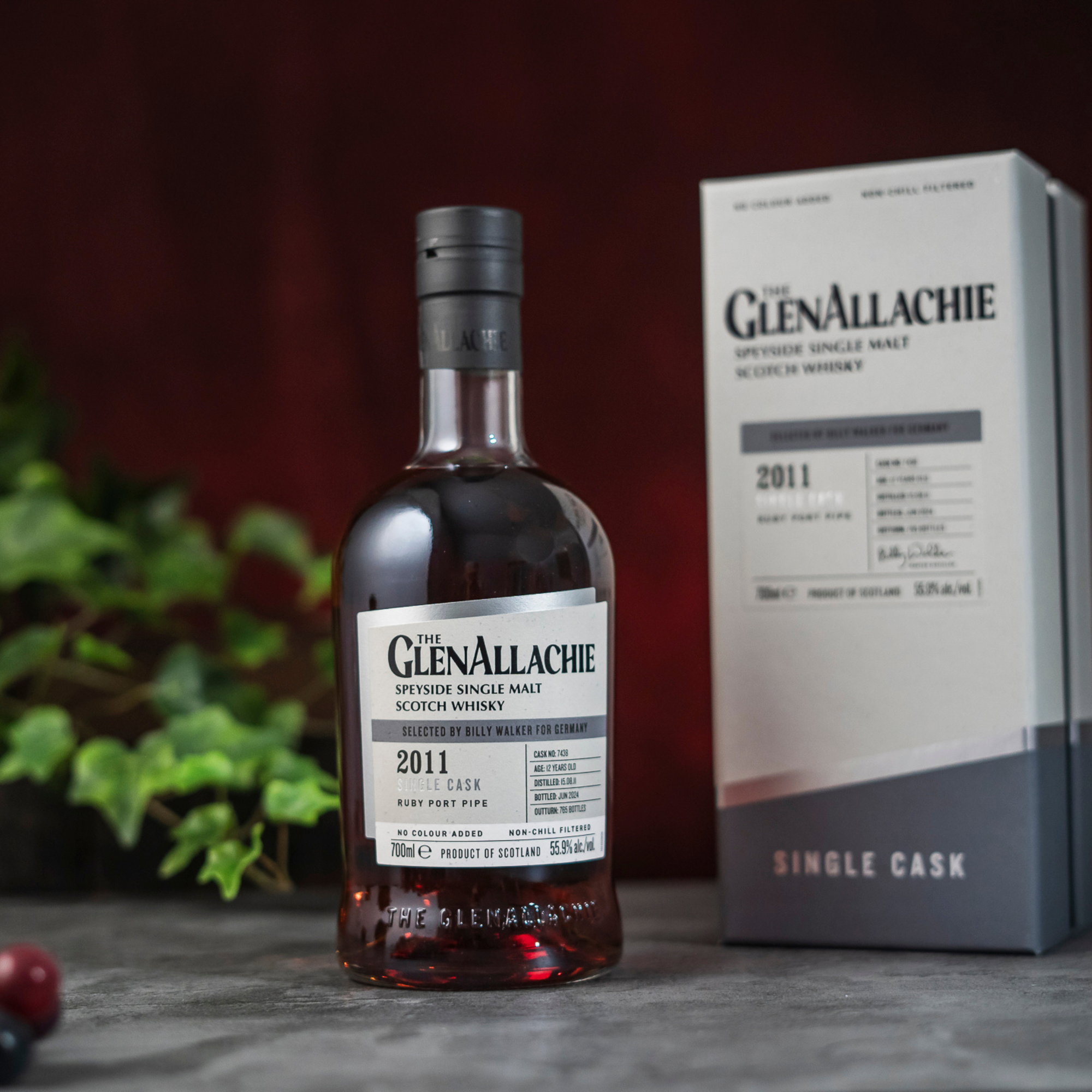 GlenAllachie 2011/2024 - 12 y.o. - Ruby Port Pipe #7438