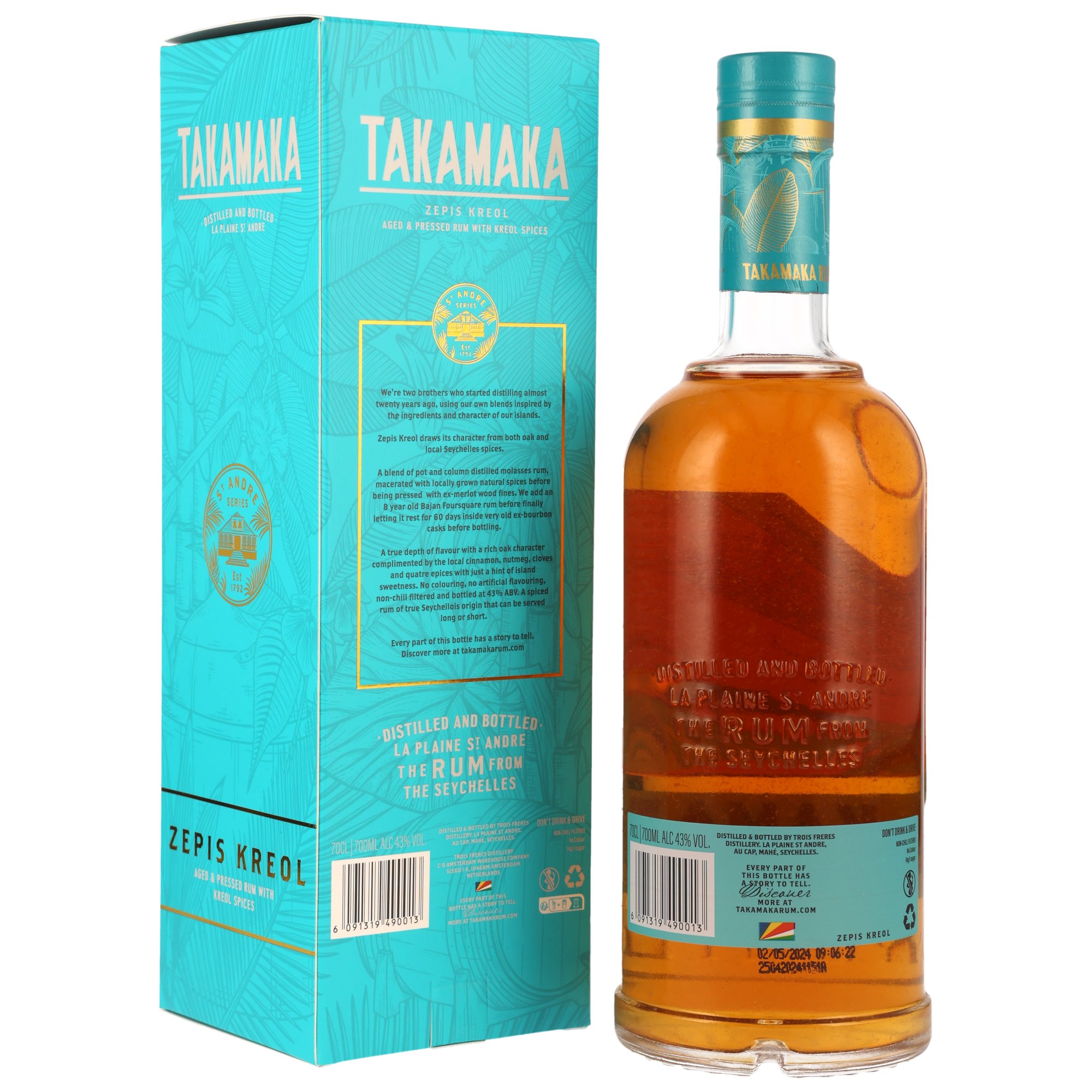 Takamaka Zepis Kreol - Spiced Rum
