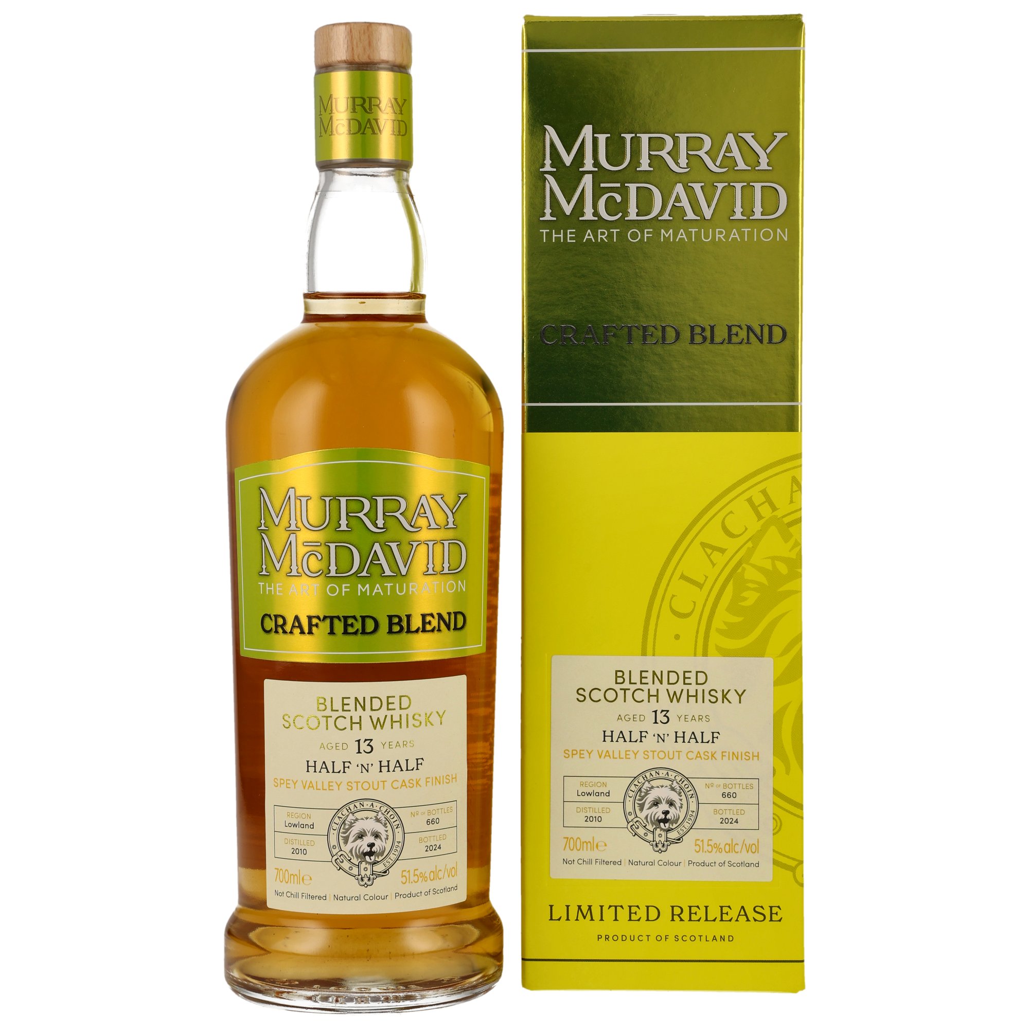 Half 'n' Half 2010/2024 - 13 y.o. - Spey Valley Stout Cask - Murray McDavid