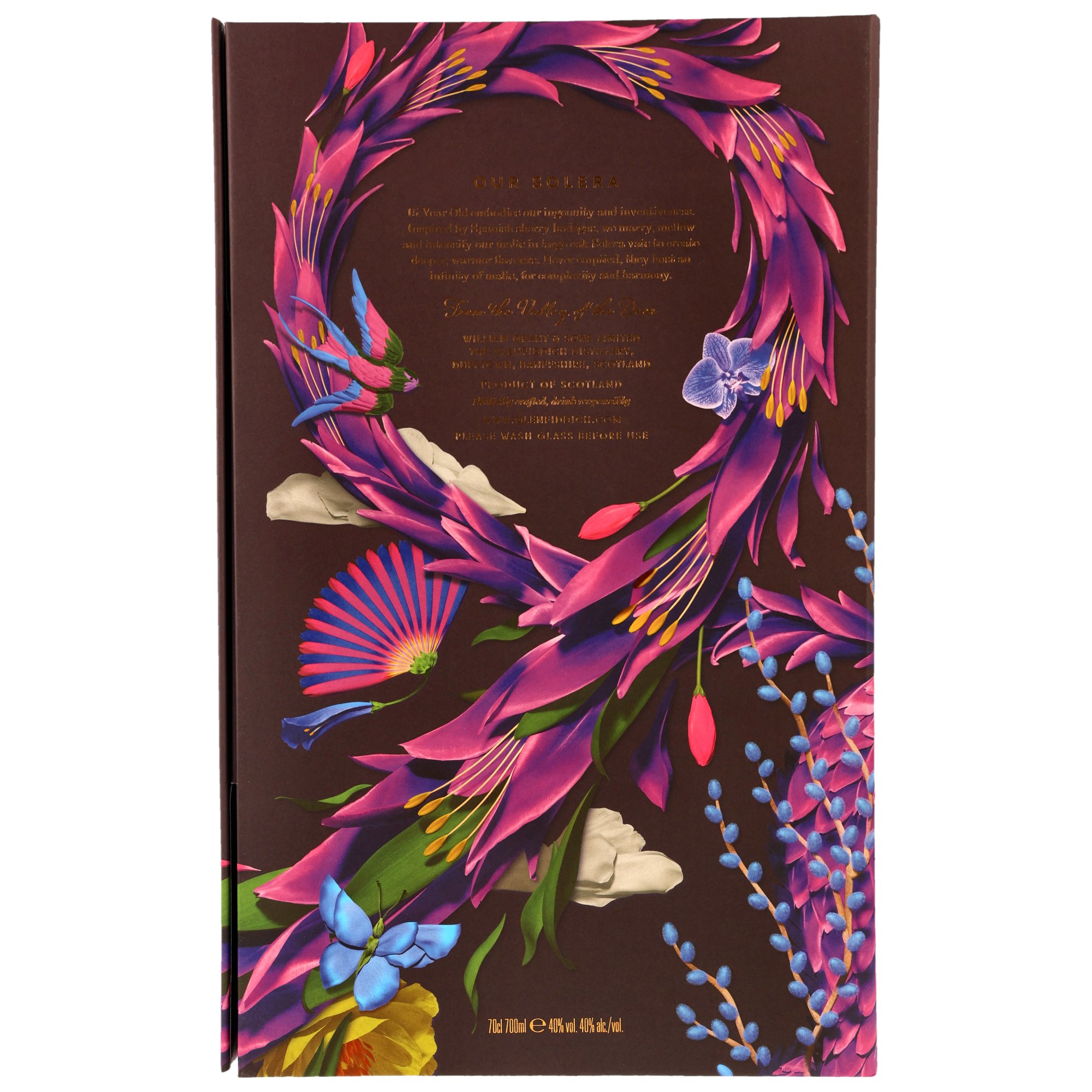 Glenfiddich Solera 15 y.o. + 2 Gläser Neue Ausstattung