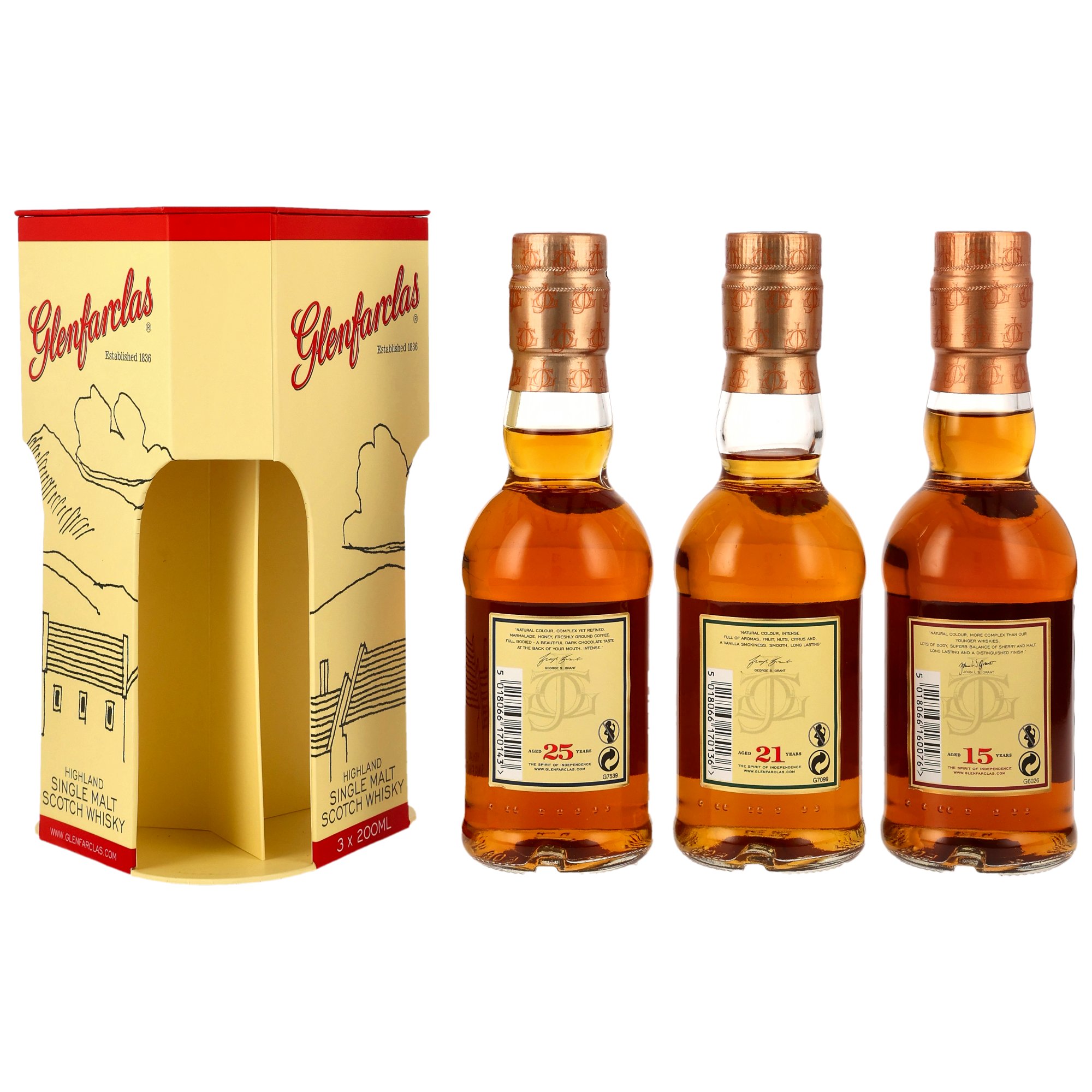 Glenfarclas Tripack Collection II - 3 x 0,2l