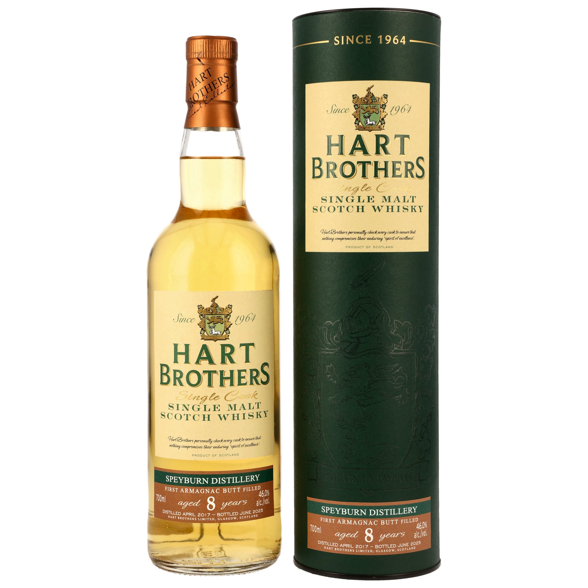 Speyburn 2017/2025 - 8 y.o. - 1st Fill Armagnac Butt - Hart Brothers