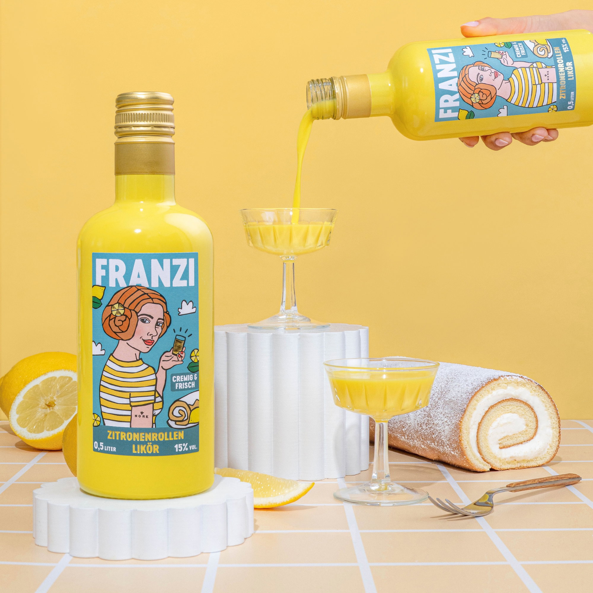 Franzi - Zitronenrollen Likör