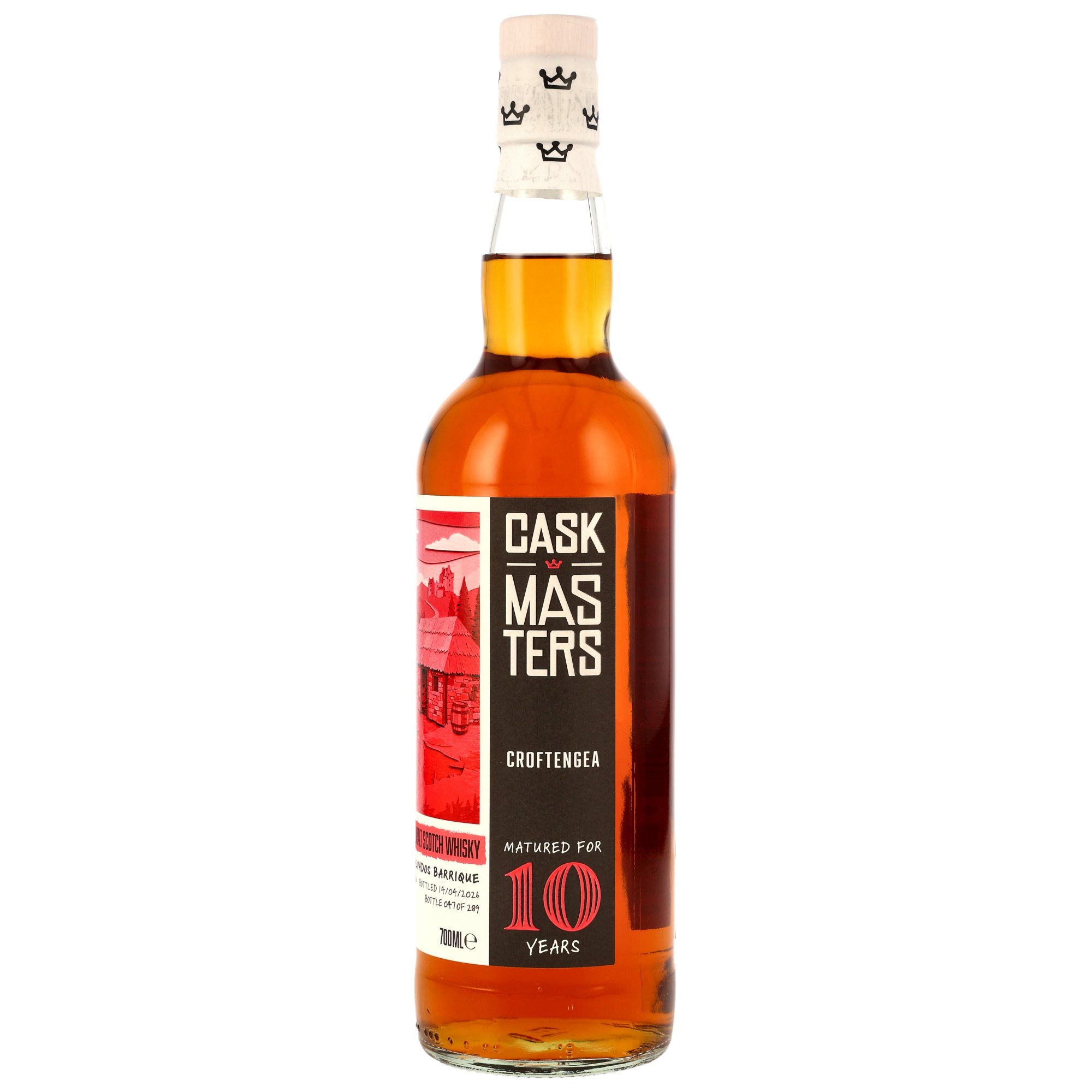 Croftengea 2016/2026 - 10 y.o. - 1st Fill Calvados Barrique k #2/2016 - Cask Masters - Brave New Spirits