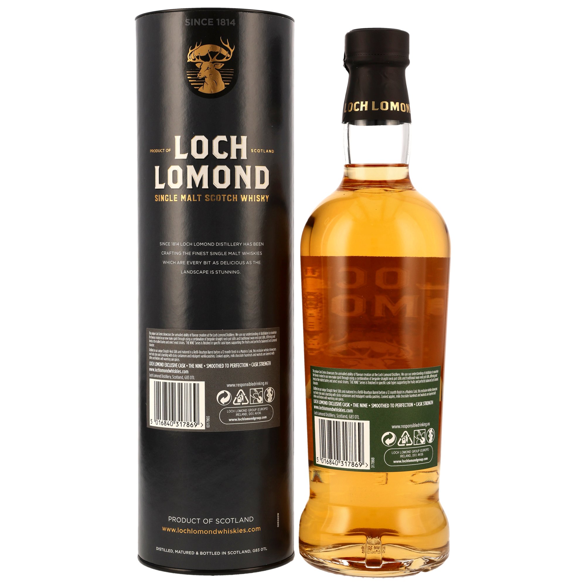 Loch Lomond Single Cask 2017/2025 - Bourbon/Madeira 24/441-12 - The Nine 2025