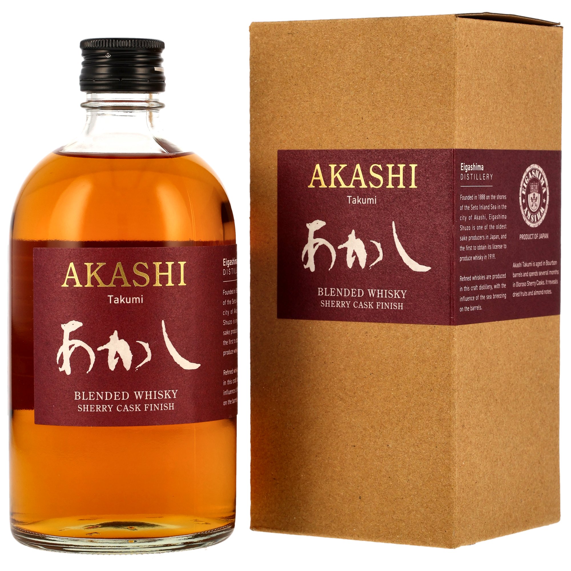 Akashi Takumi Blended Whisky Sherry Cask Finish