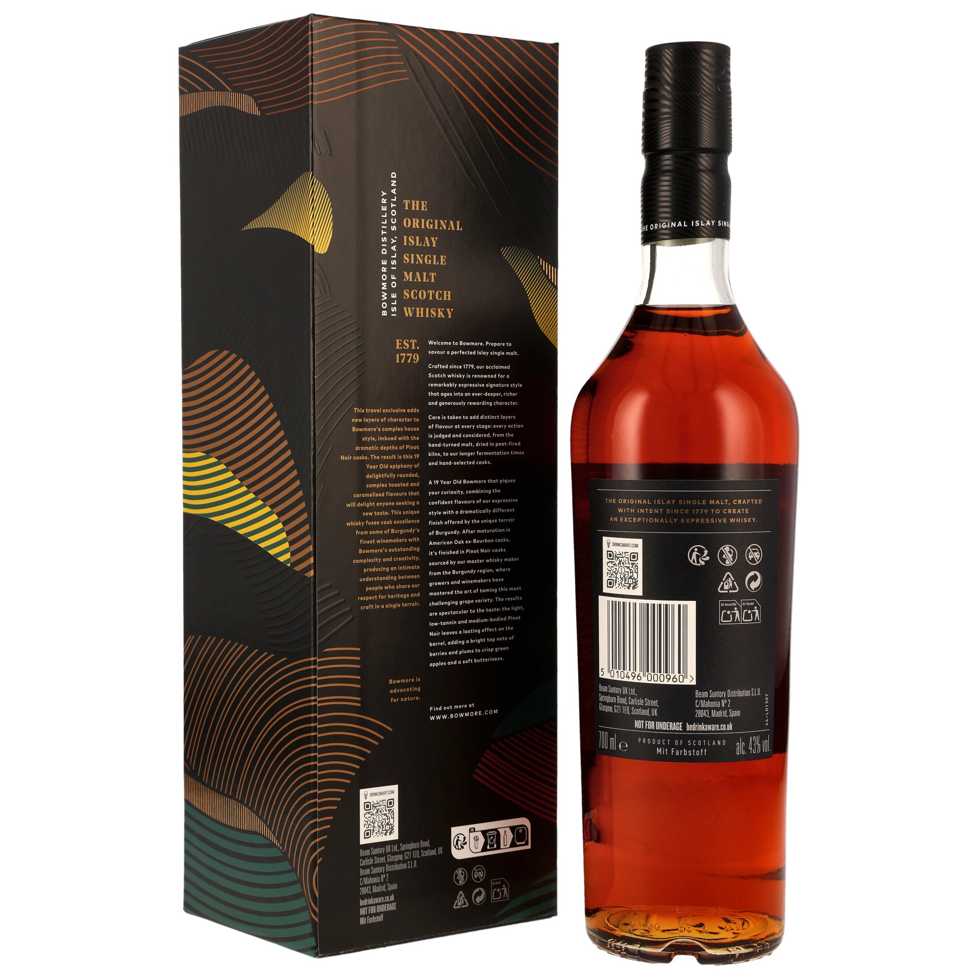 Bowmore 19 y.o. Pinot Noir Cask Finish