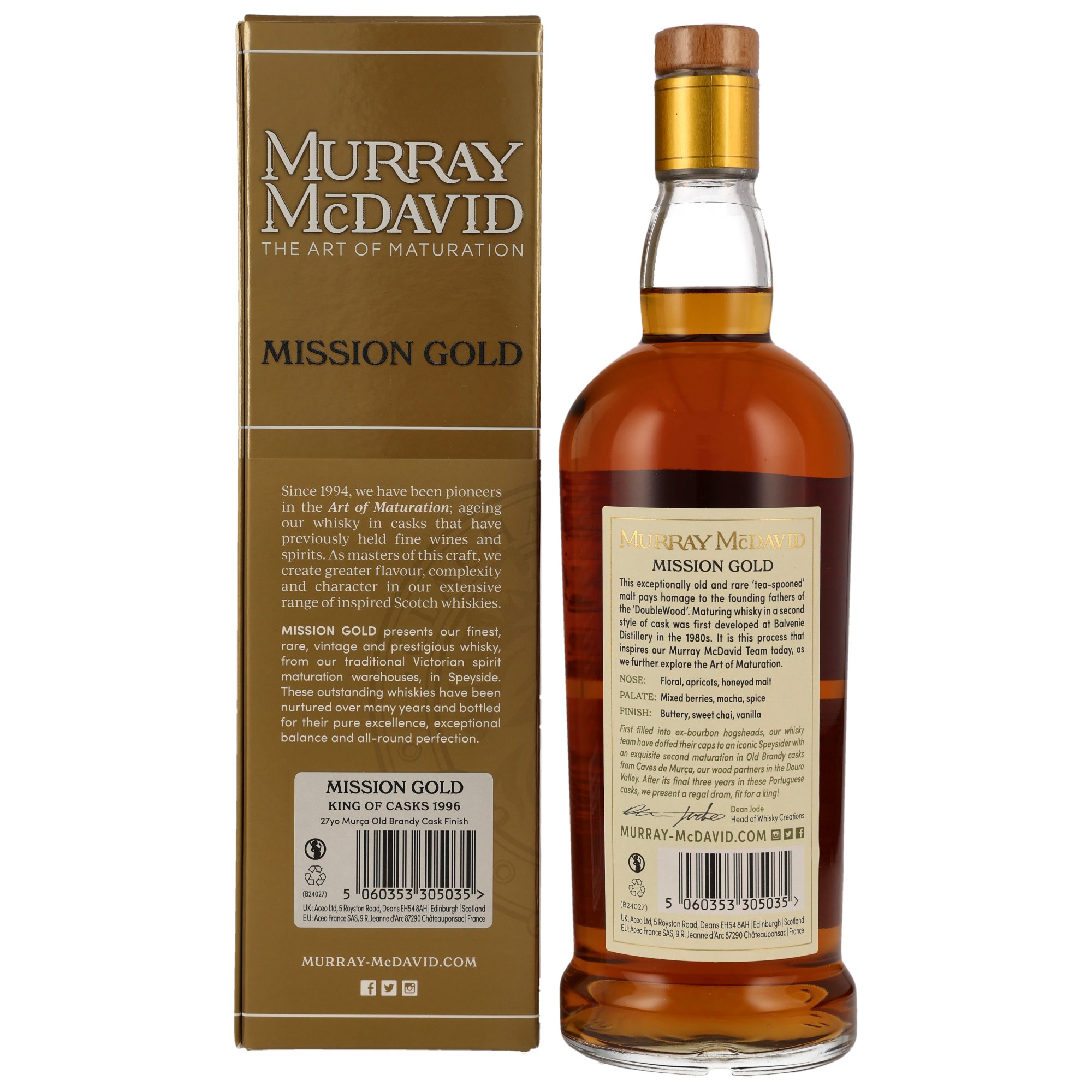 King of Casks 1996/2024 - 27 y.o. - Murca Old Brandy Cask - Murray McDavid