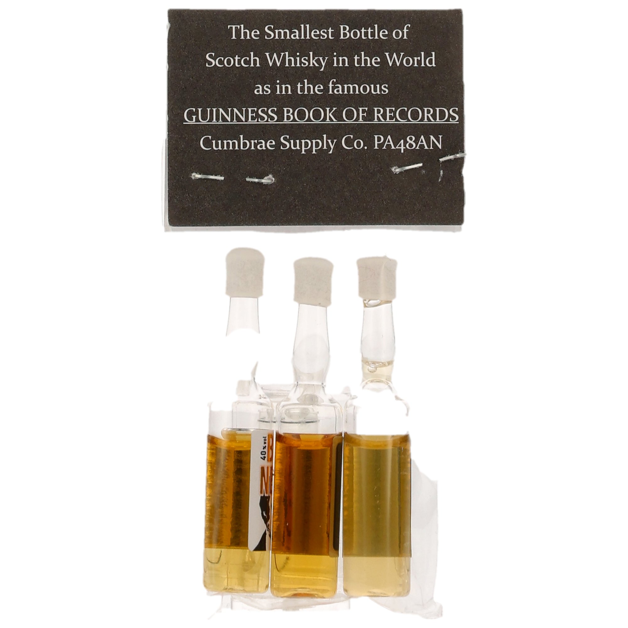 Collectors Pack Malt 3 x 0,0012 (kleinste Flasche der Welt)