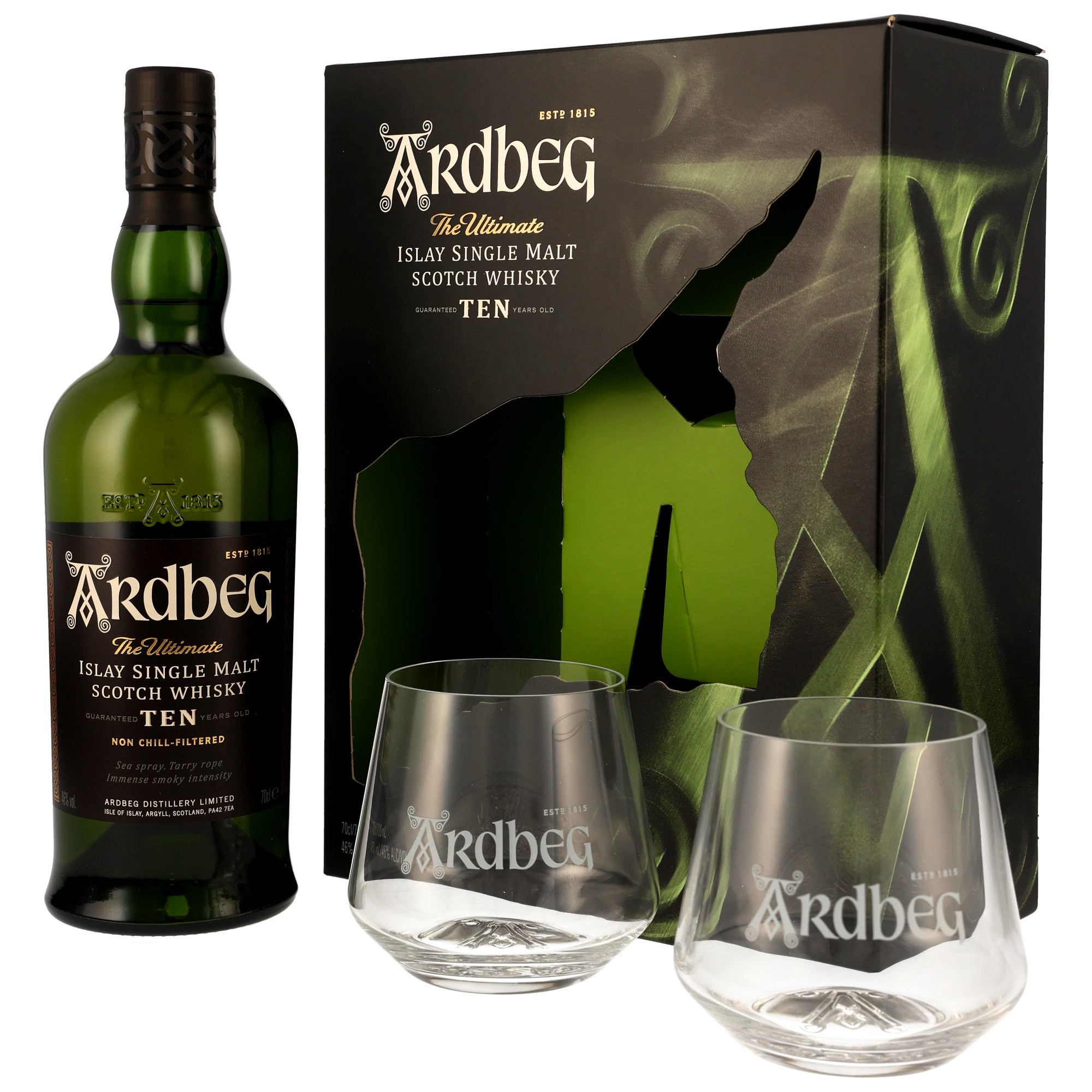 Ardbeg 10 y.o. + 2 Gläser - The Ultimate