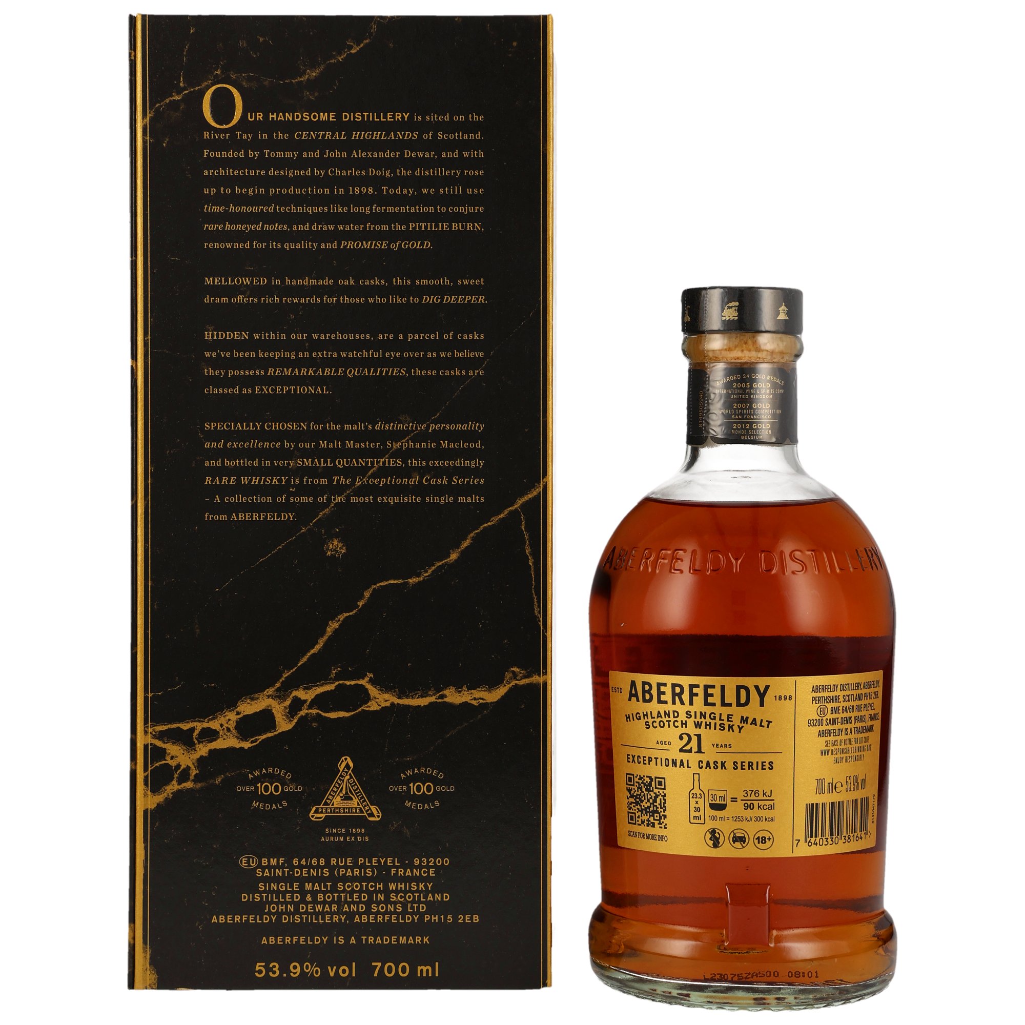 Aberfeldy 21 y.o. - Exceptional Cask for Germany Pauillac Redwine Cask