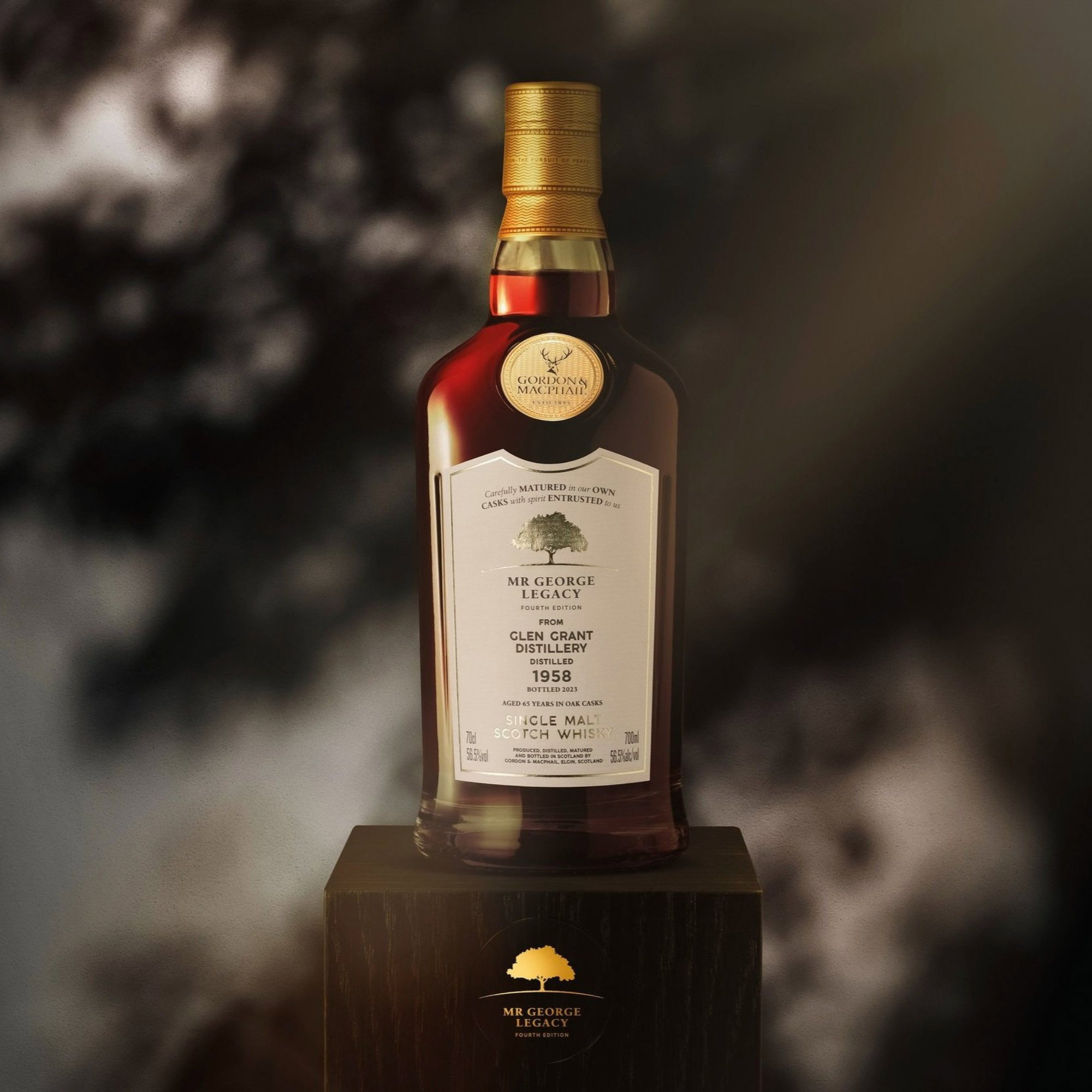 Glen Grant 1958/2023 - 65 y.o. - G&M Cask #3818  - Mr. George Legacy