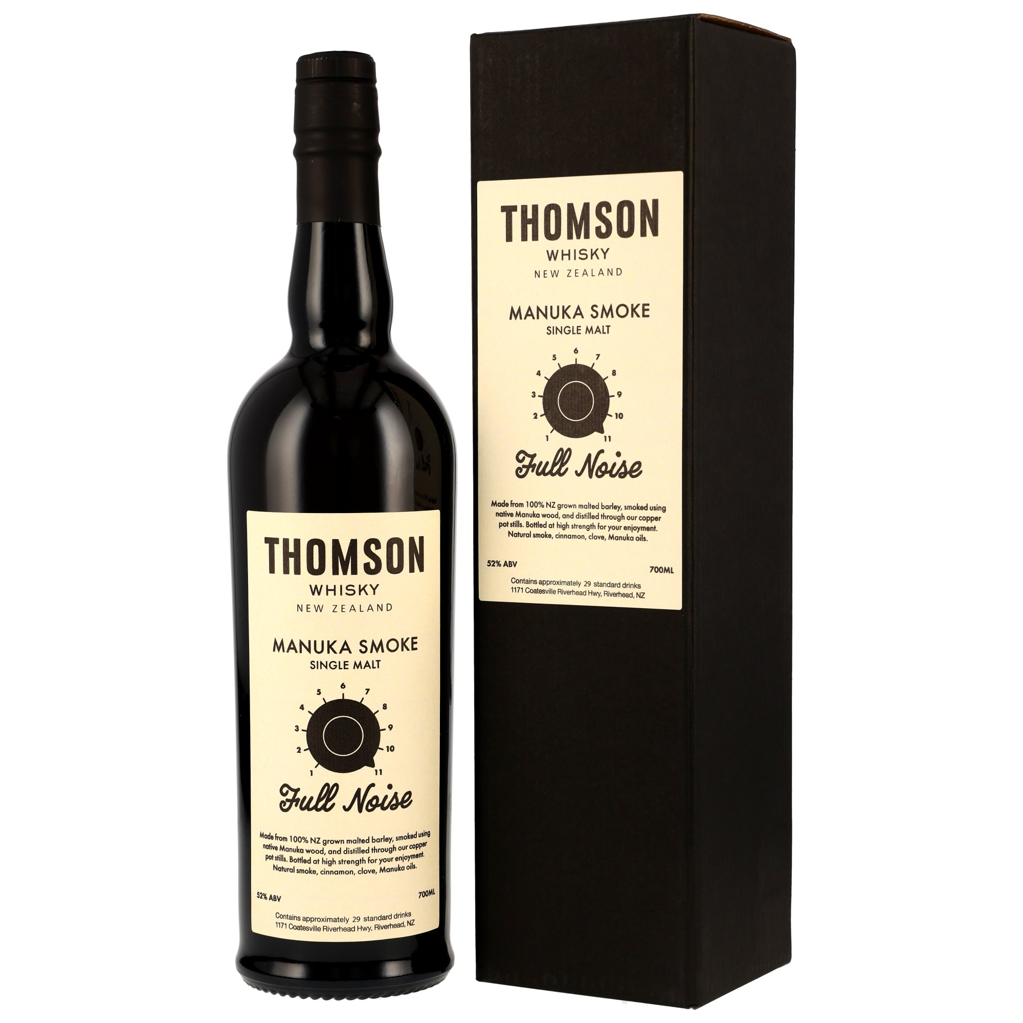 Thomson New Zealand Single Malt Whisky - Manuka Smoke - Full Noise
