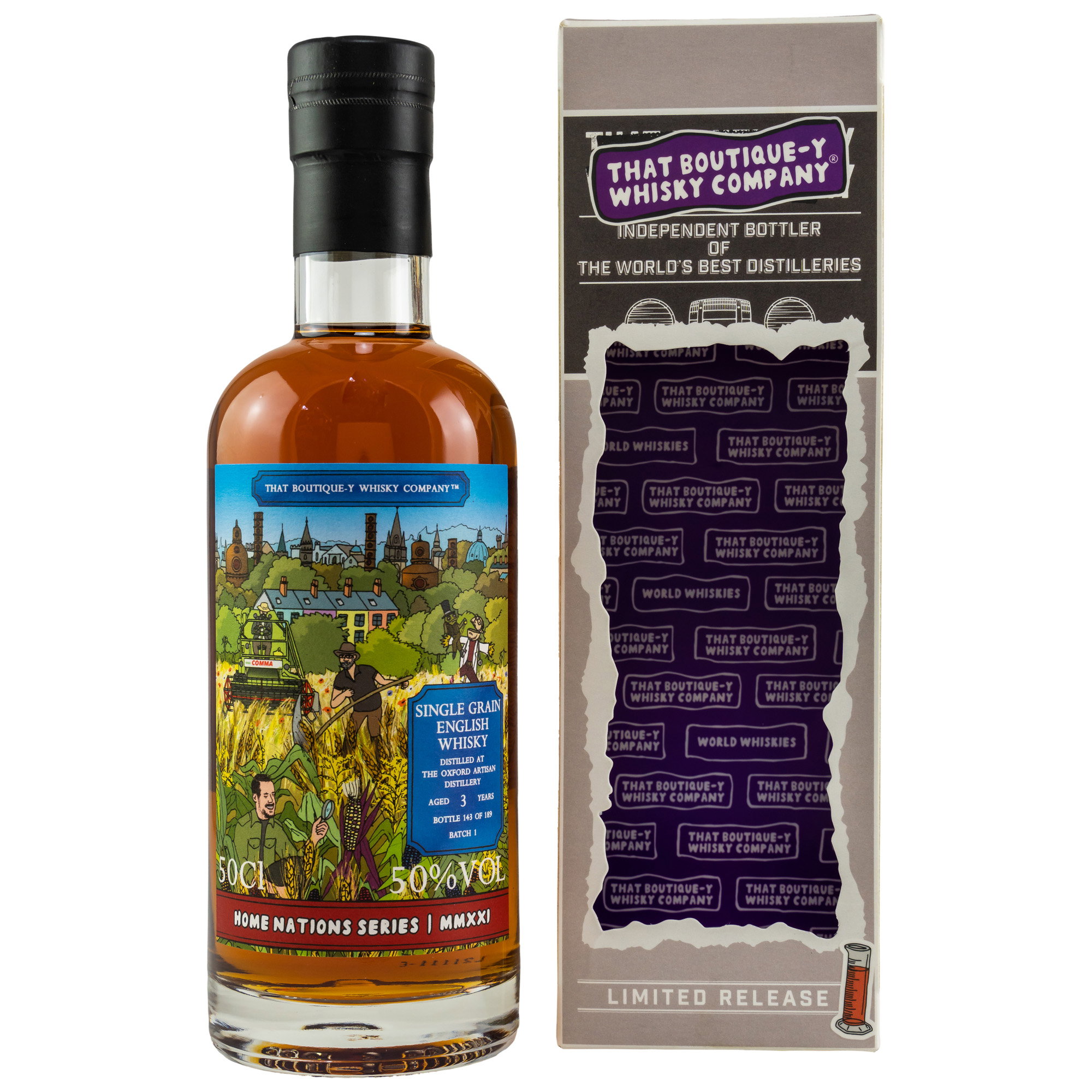 Oxford Artisian Whisky 3 y.o. - Batch 1 (That Boutique-y Whisky Company)
