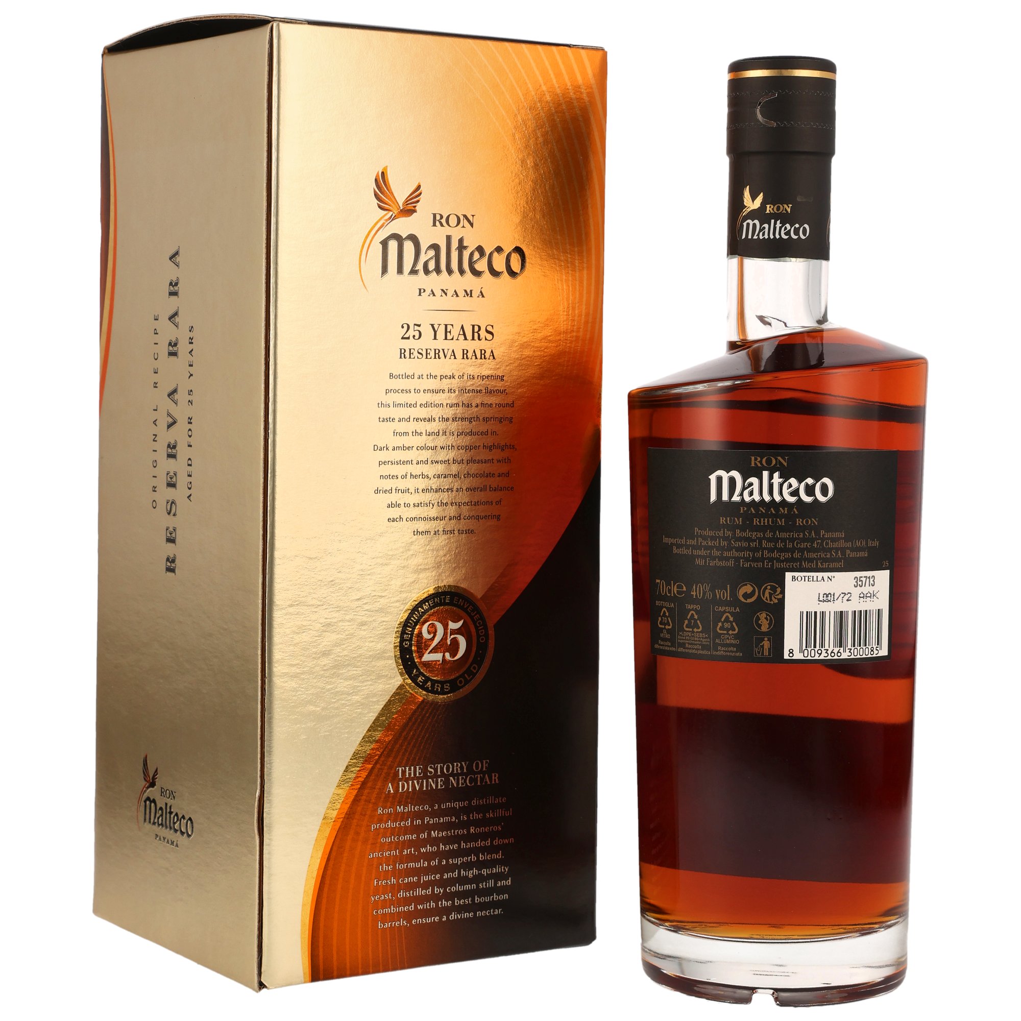 Malteco 25 y.o. Reserva Rara Neue Ausstattung 2024