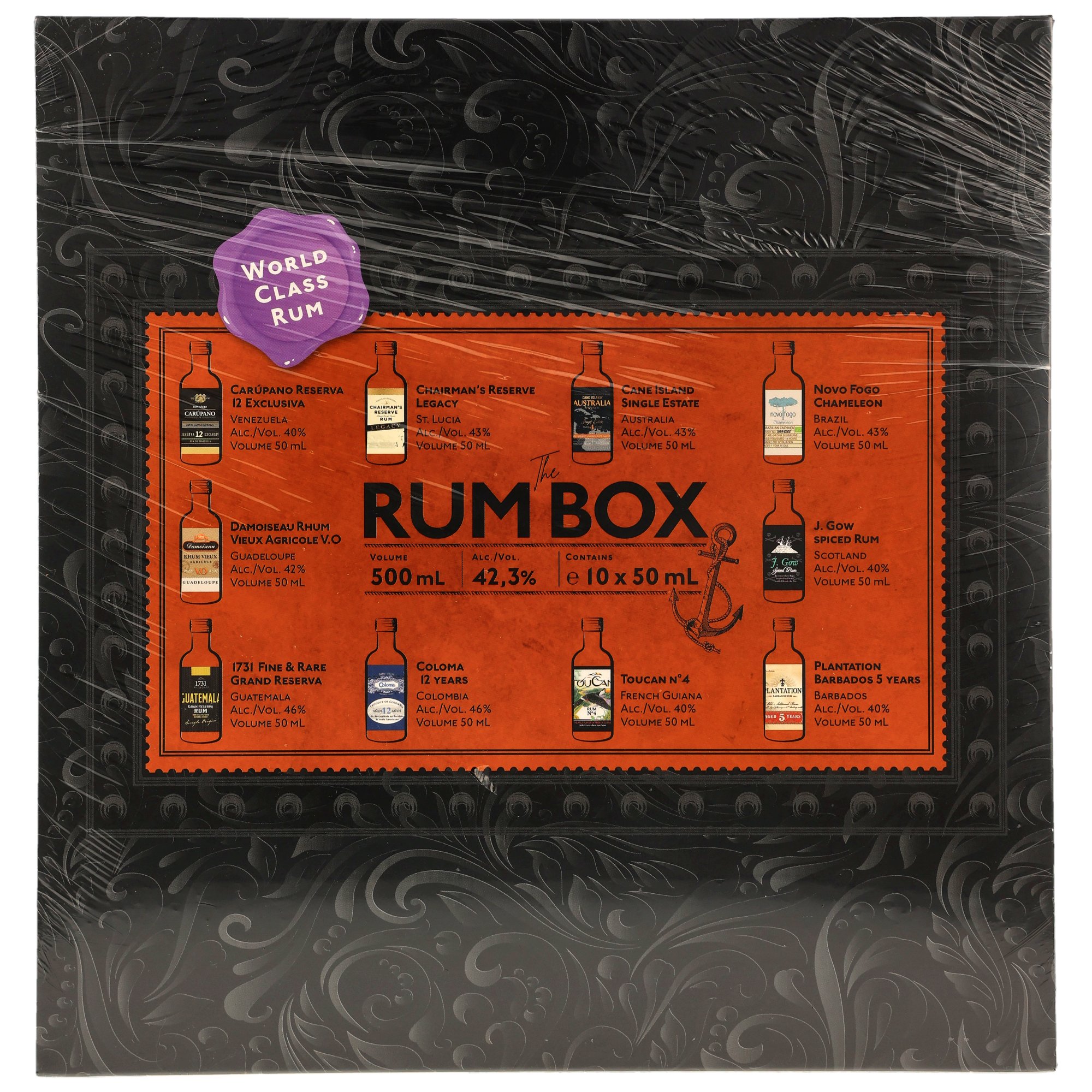 The Rum Box 10 x 0,05l Neue Ausstattung 2026 42,3%