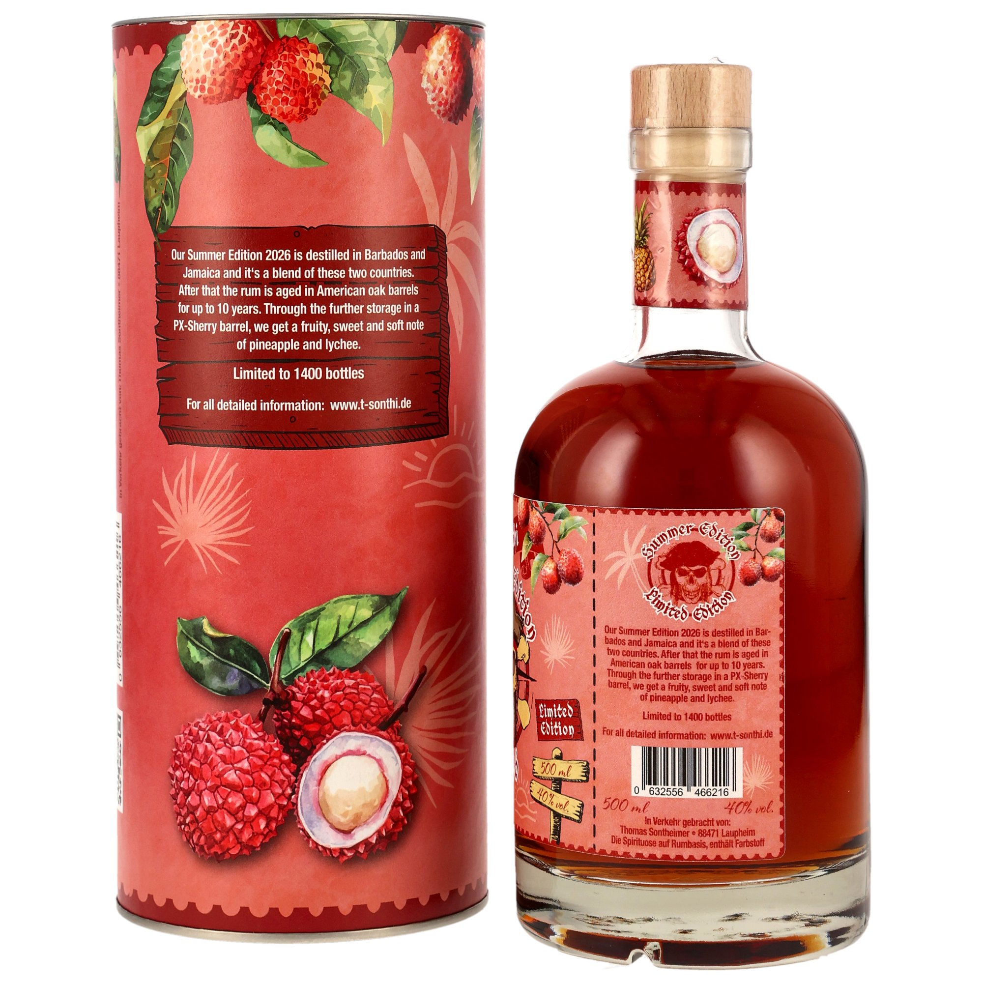 Summer Edition 2026 (Jamaica&Barbados) 10 y.o. Rum - T.Sonthi