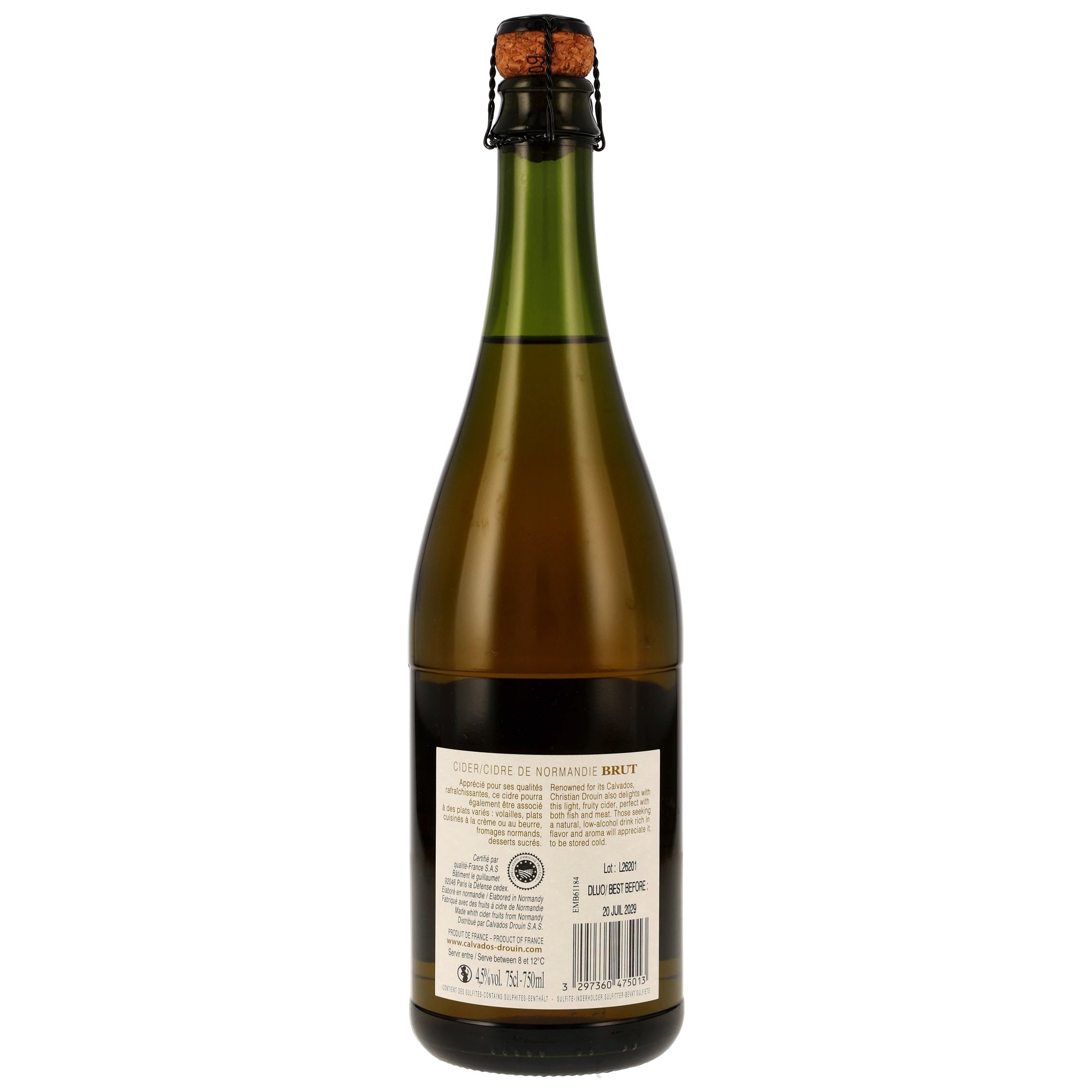 Christian Drouin Cidre bouché de Normandie - Brut - MHD Artikel