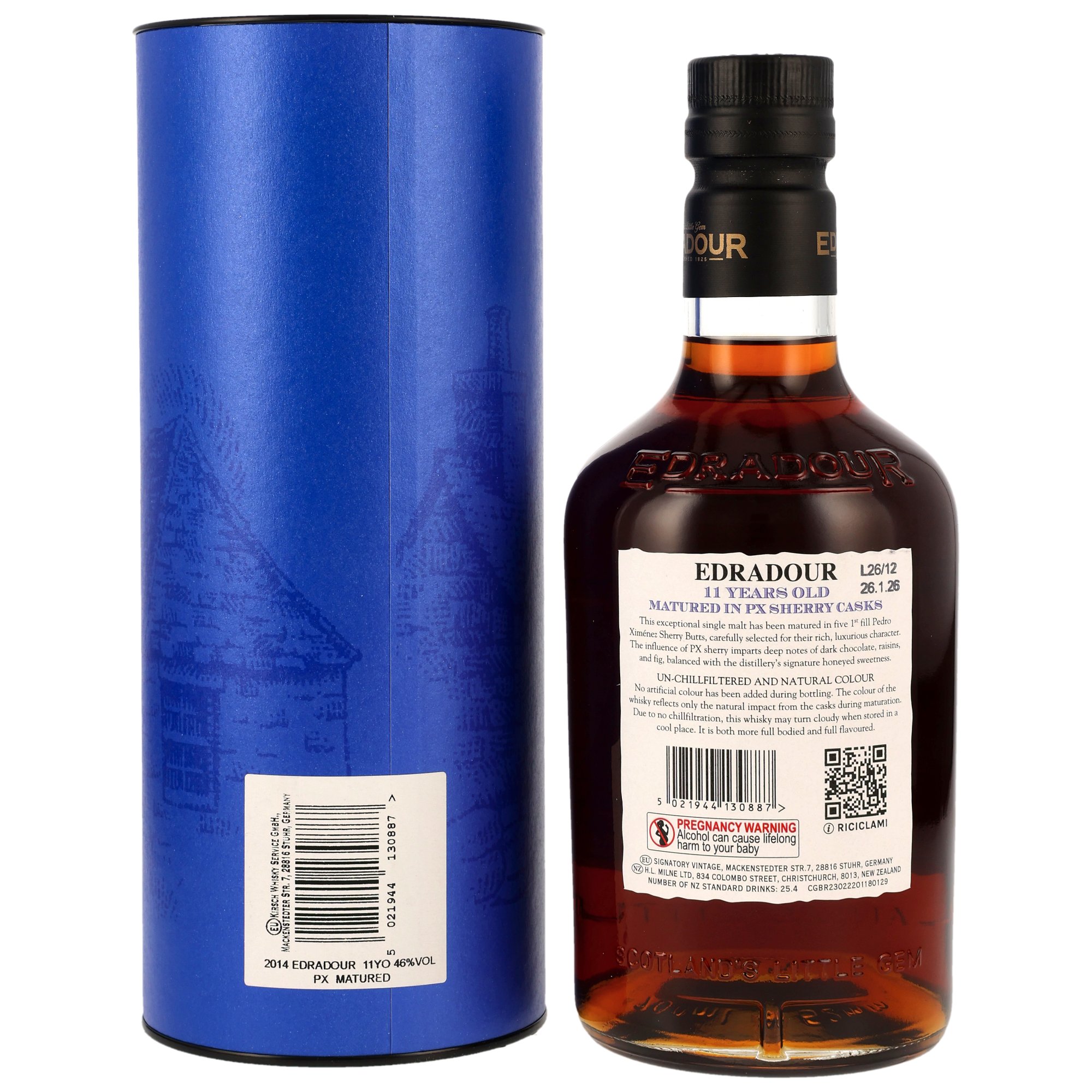 Edradour 2014/2026 - 11 y.o. - 1st Fill PX Sherry Casks - 200th Anniversary