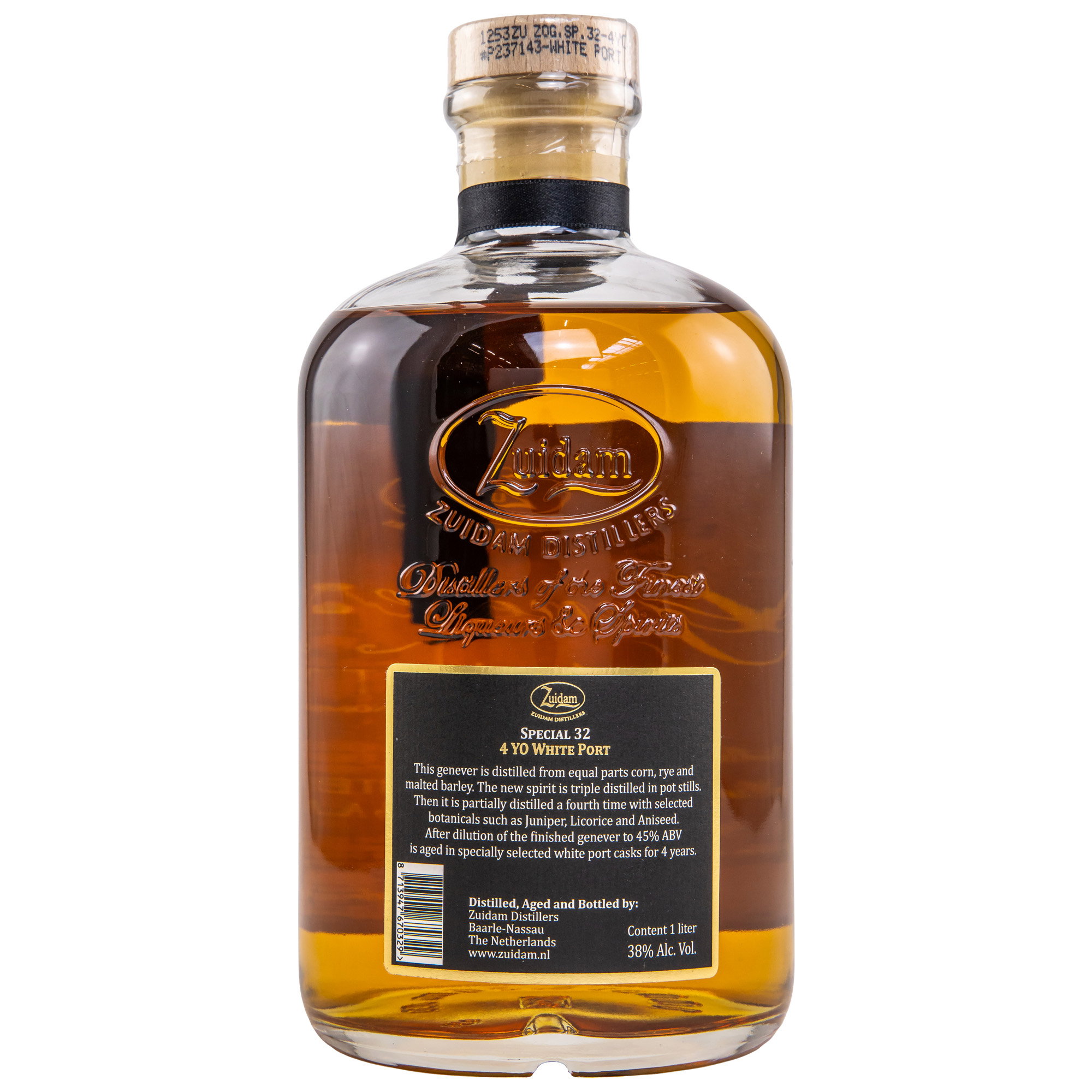 Zuidam Oude Genever 4 y.o. White Port Cask Special No 32 - LITER