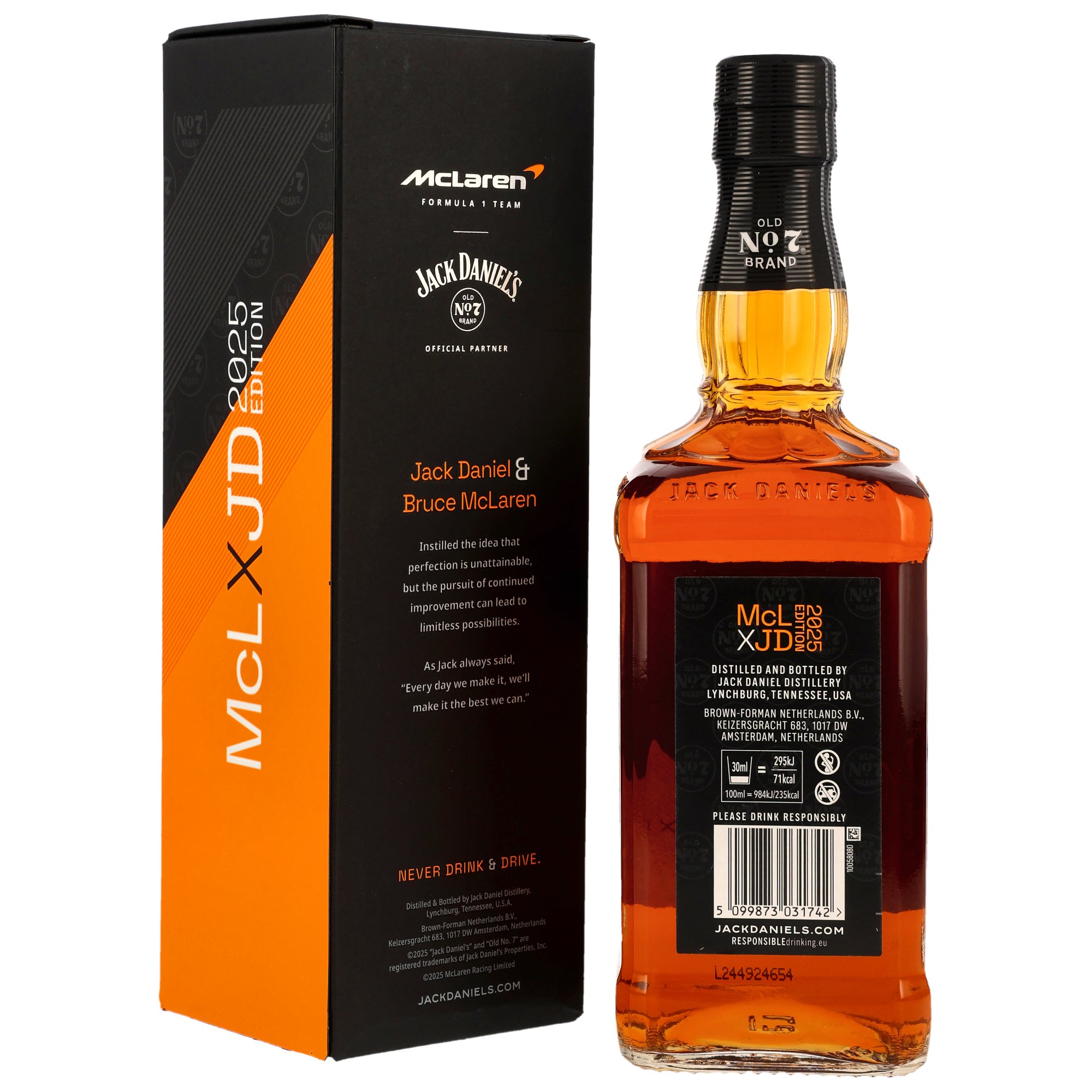 Jack Daniels Old No. 7  Brand - McLaren Limited Edition 2025