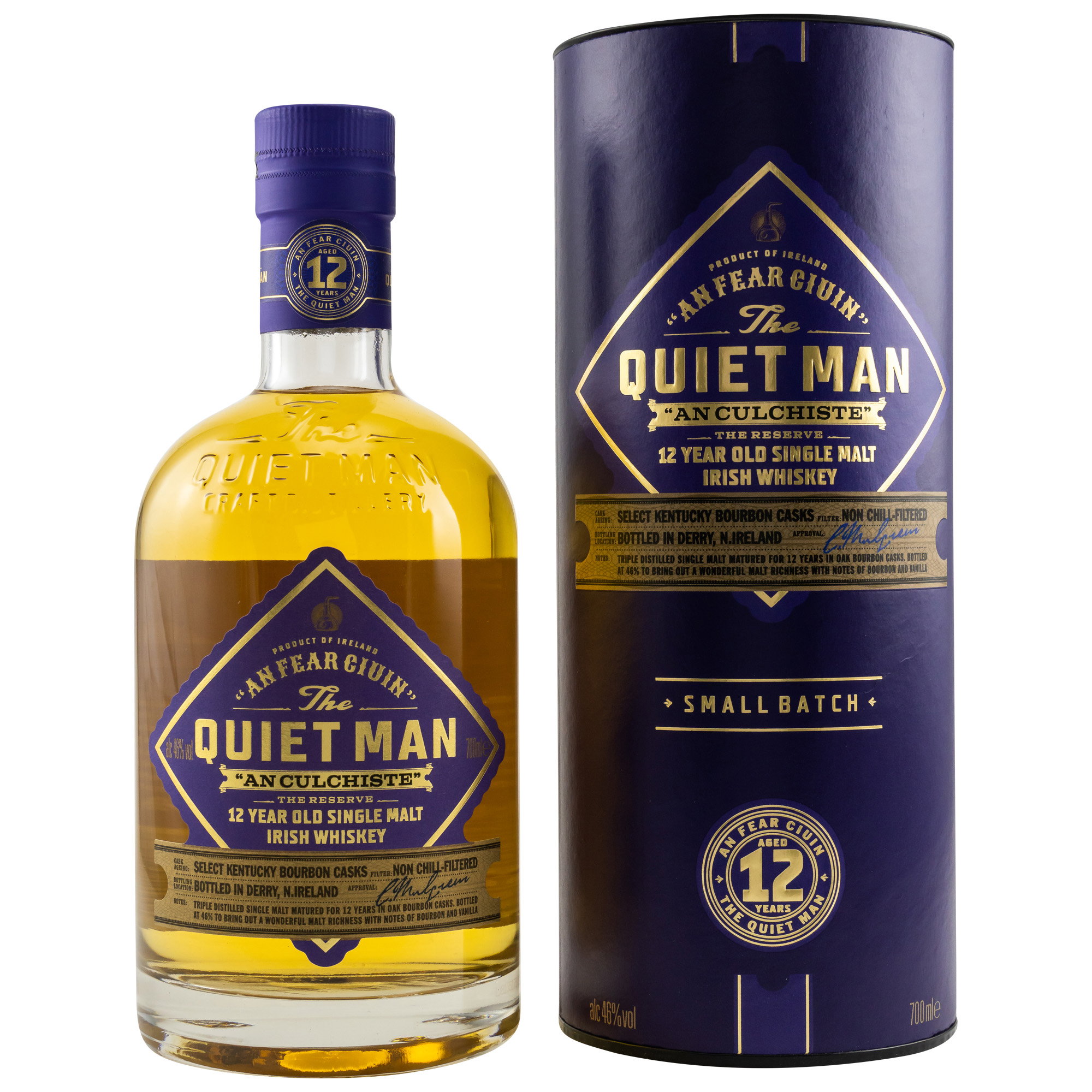Quiet Man 12 y.o. "AN CULCHISTE"- in Tube