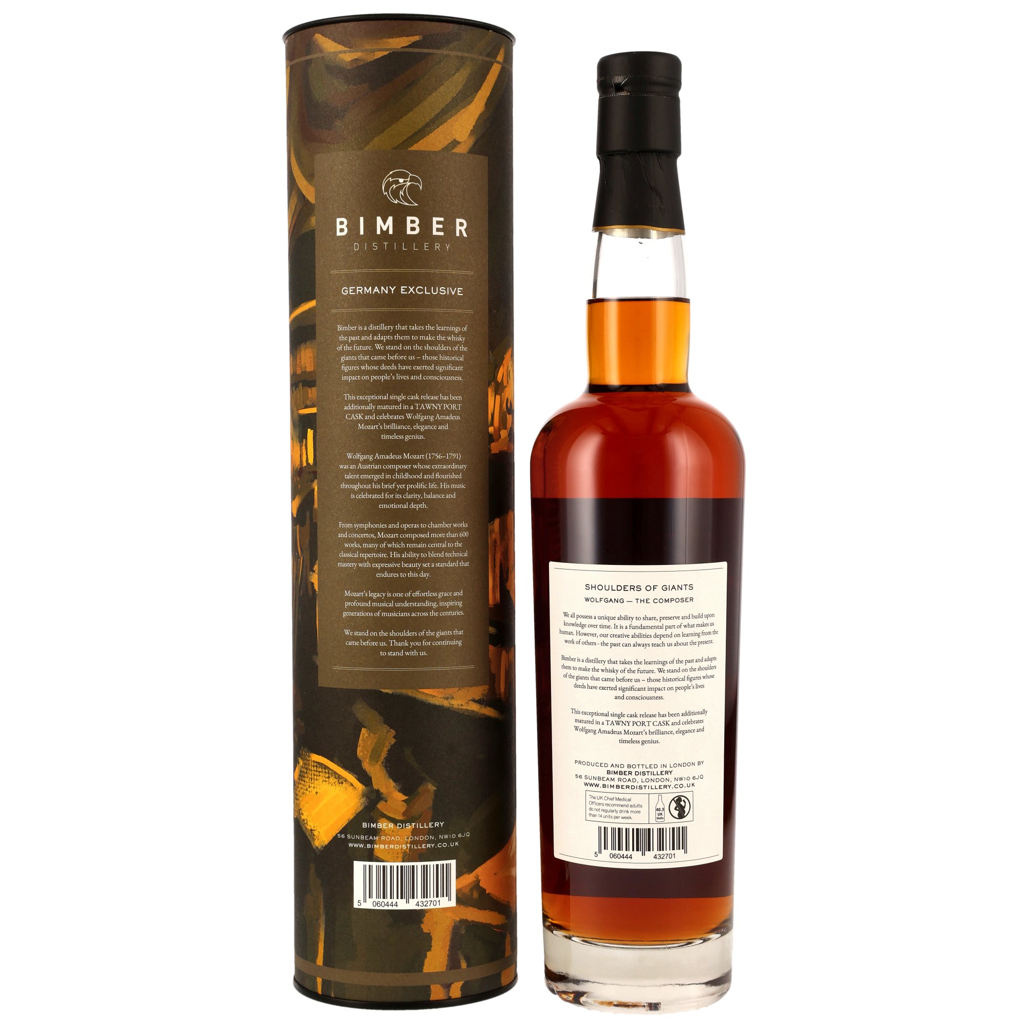 Bimber Single Malt London Whisky - Tawny Port Cask #554/51 - Shoulders of Giants - Wolfgang