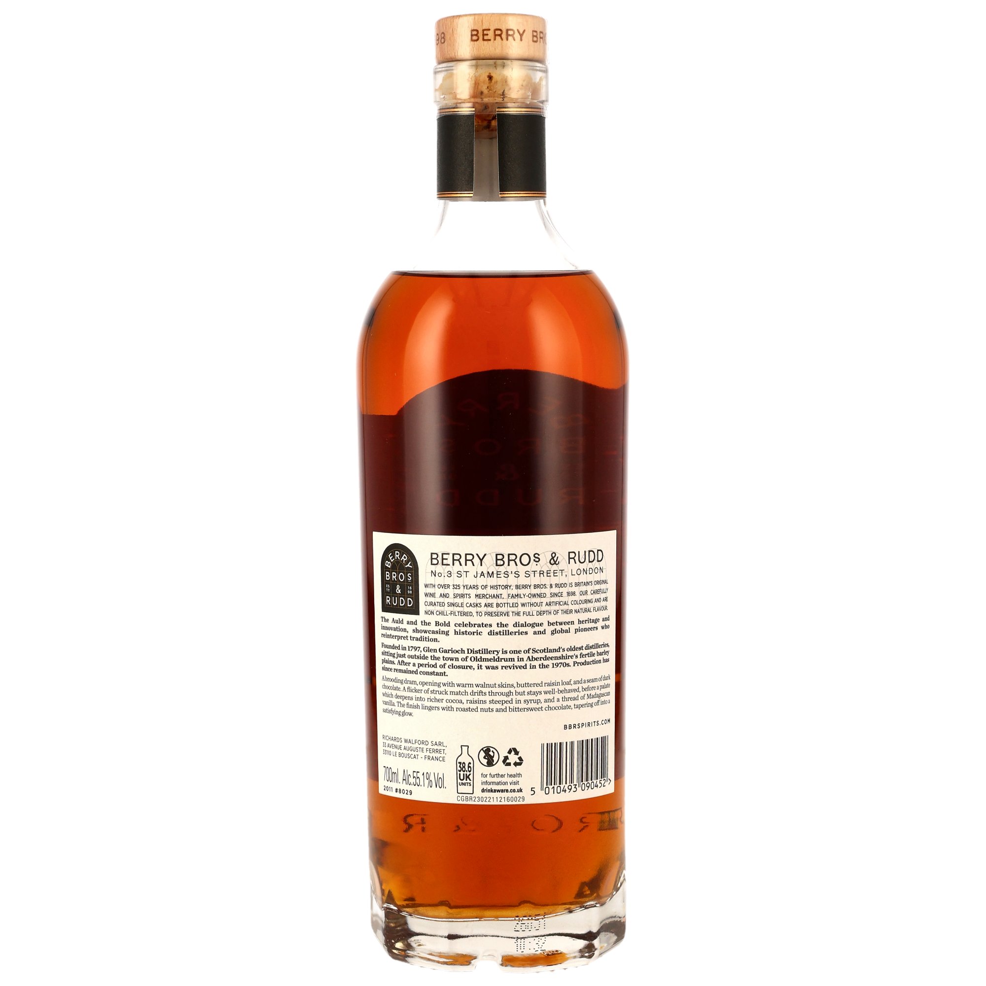Glen Garioch 2011 - 14 y.o. - Oloroso Sherry Butt #8029 The Auld & The Bold (Berry Bros & Rudd)