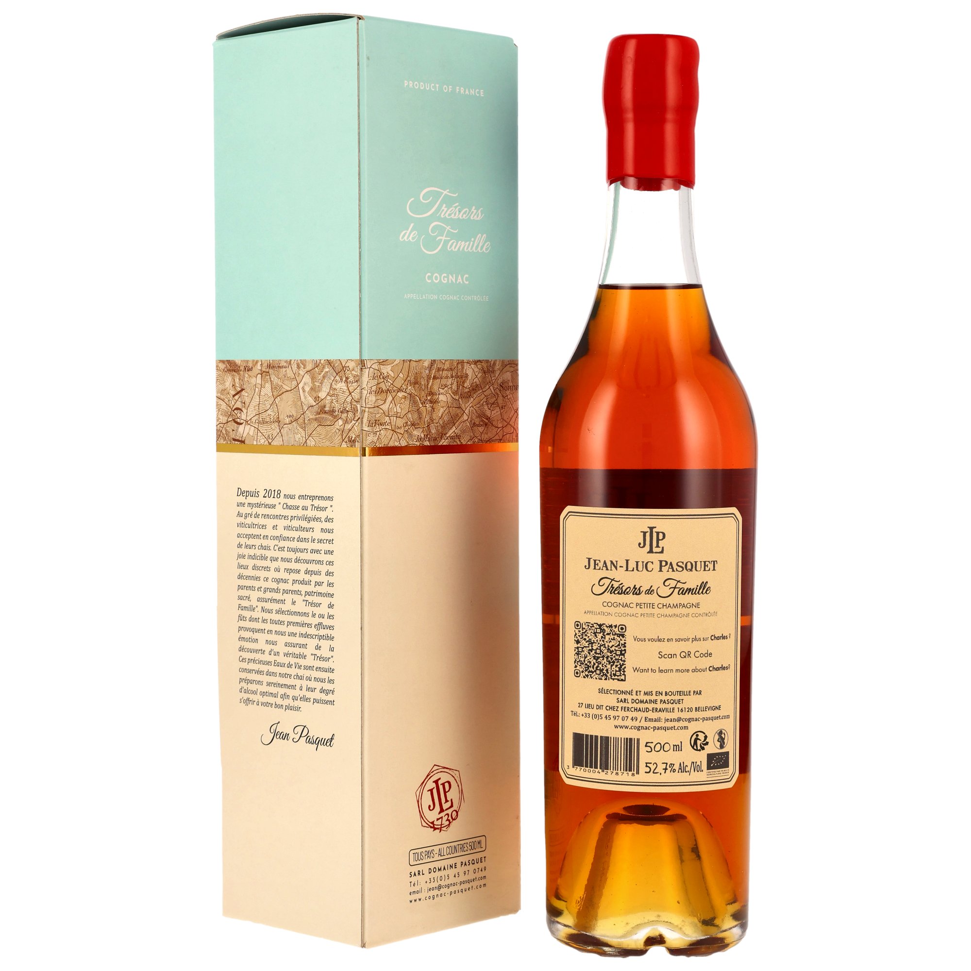 Jean-Luc Pasquet Le Cognac de Charles L.98 Petite Champagne