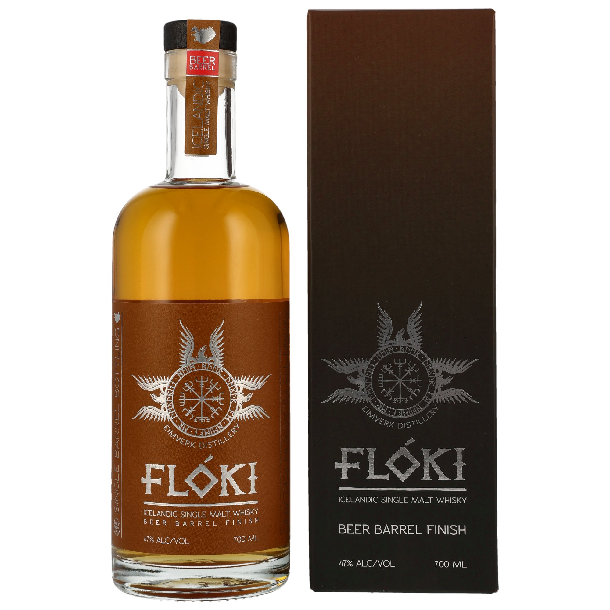 Floki Single Malt Whisky Beer Barrel Finish - in GP - 700ml
