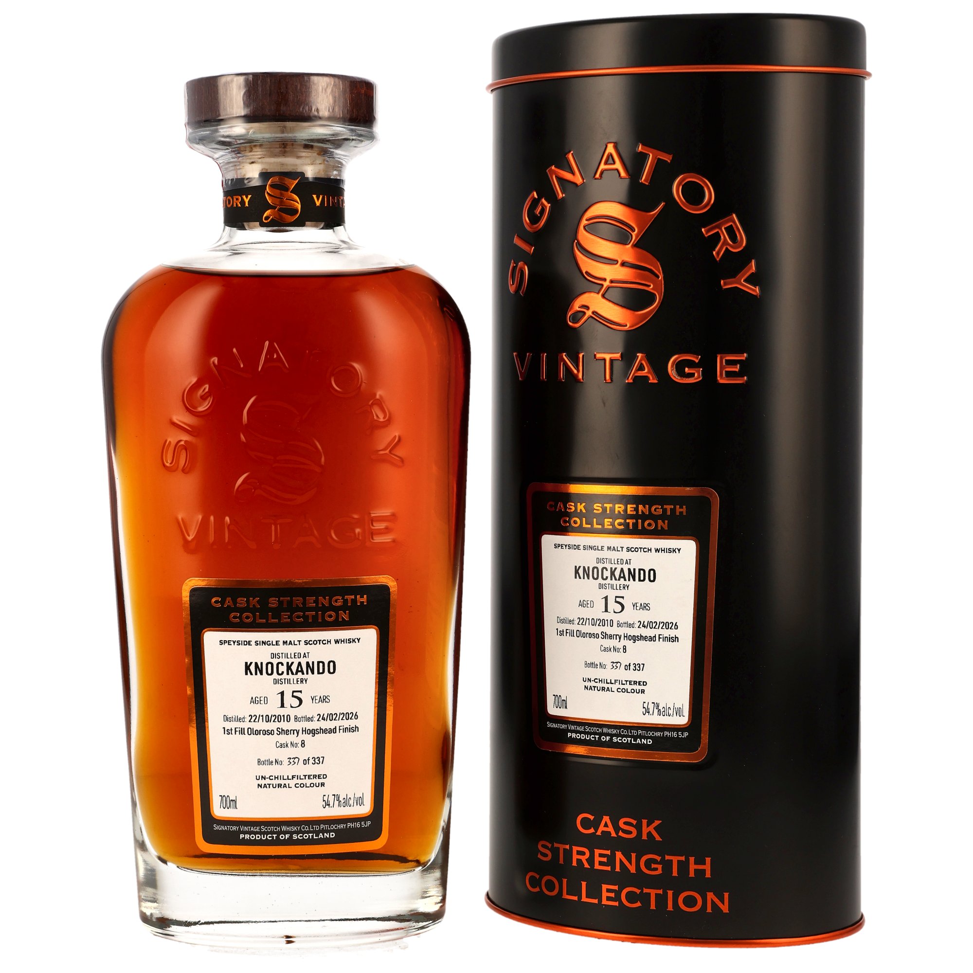 Knockando 2010/2026 - 15 y.o. - 1st Fill Oloroso Sherry Cask Finish #8 - Sig CS