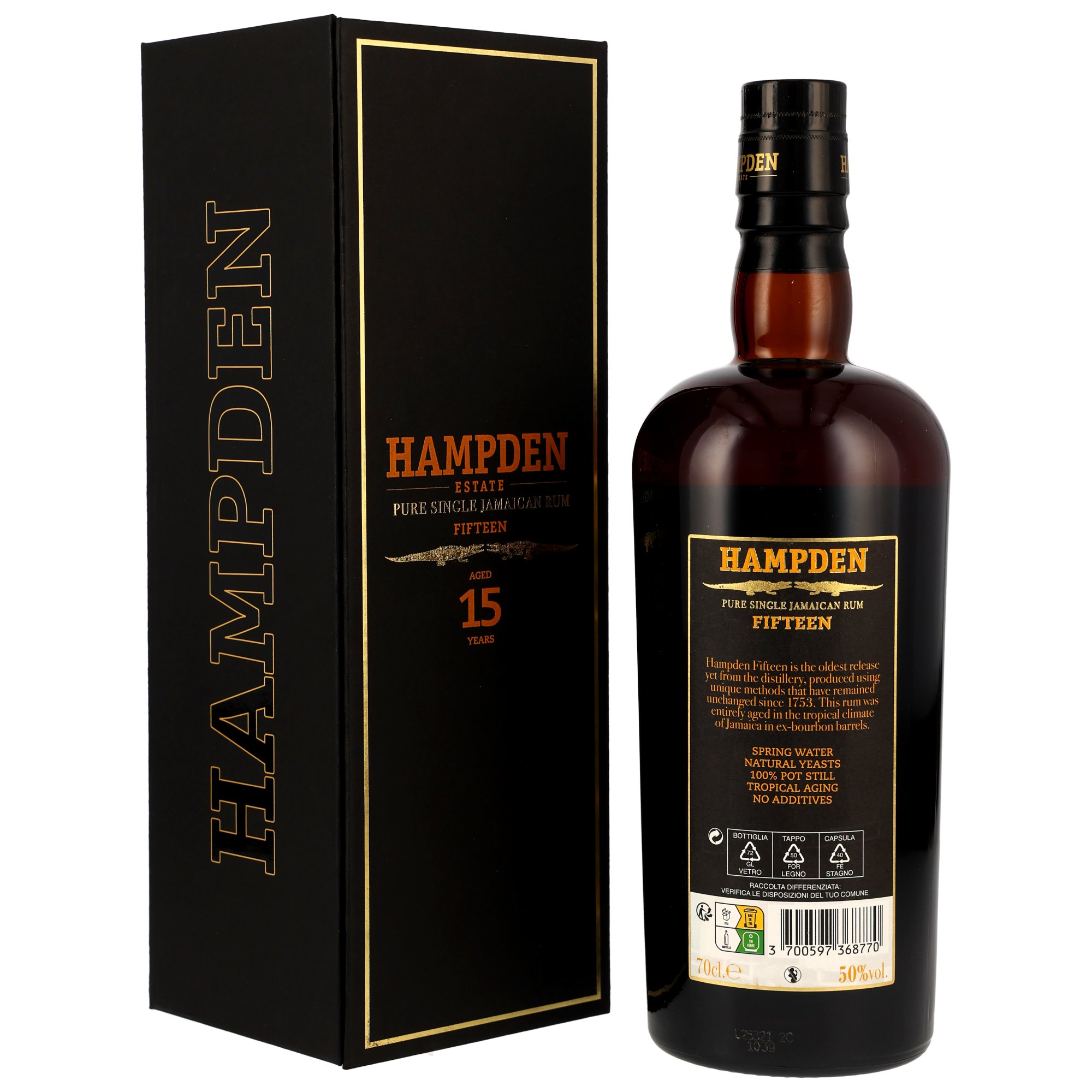 Hampden 15 y.o. - Pure Single Jamaican Rum