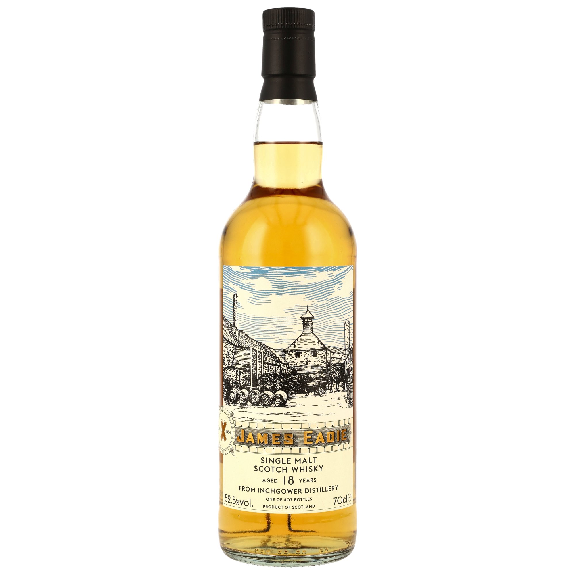 Inchgower 2007/2026 - 18 y.o. - Refill Hogshead #801639 - James Eadie