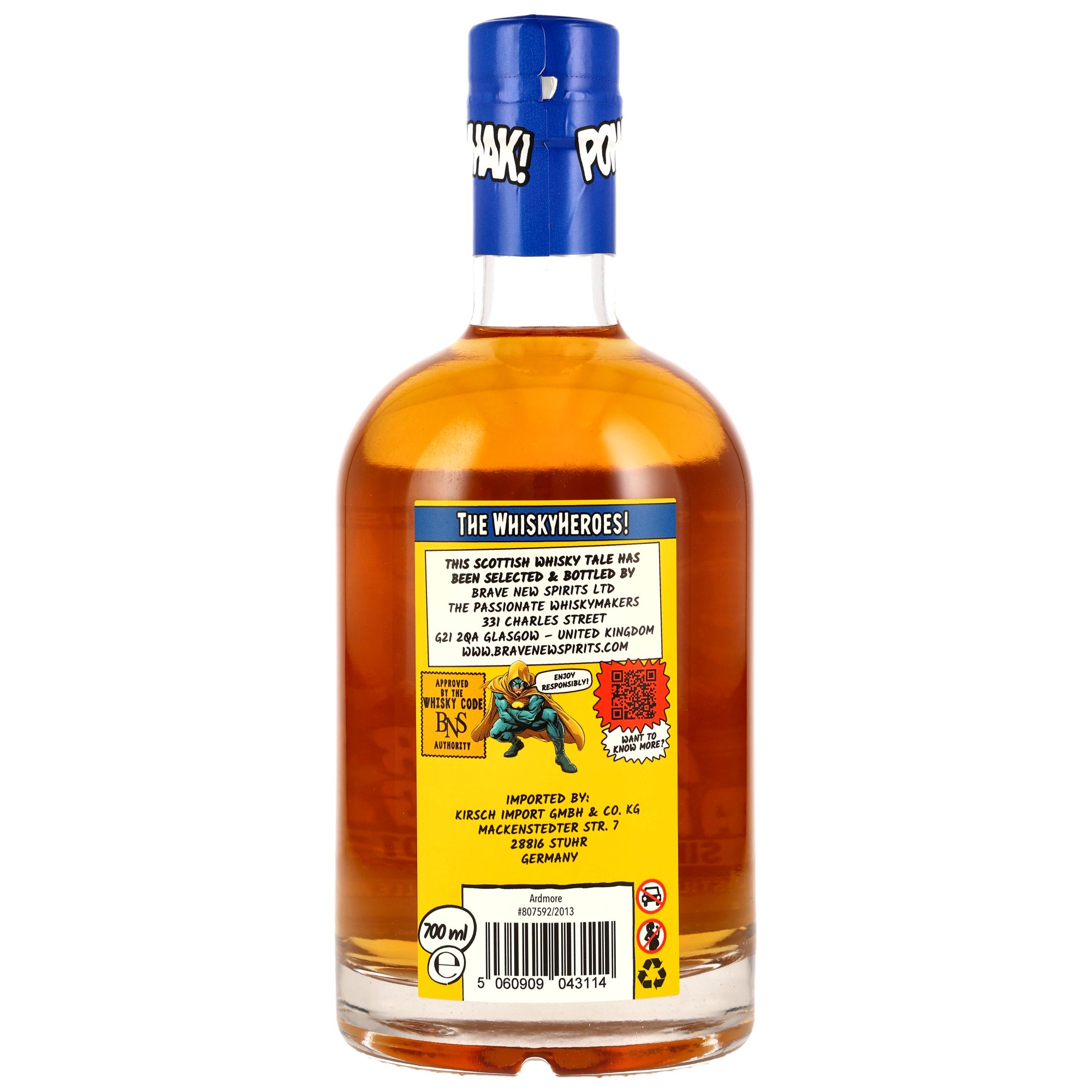 Ardmore 11 y.o. - Whiskyheroes: The Ardphroaig Mutant on Guard - Brave New Spirits - Exclusive for Germany