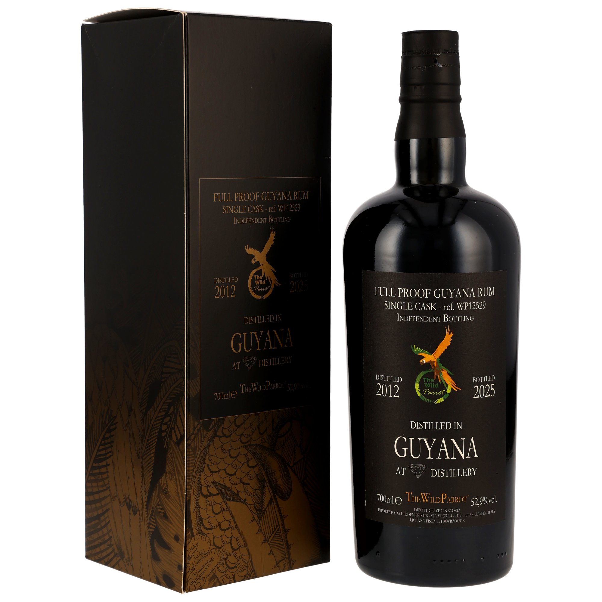 Guyana Rum 2012/2025 - The Wild Parrot - Single Cask #WP12529