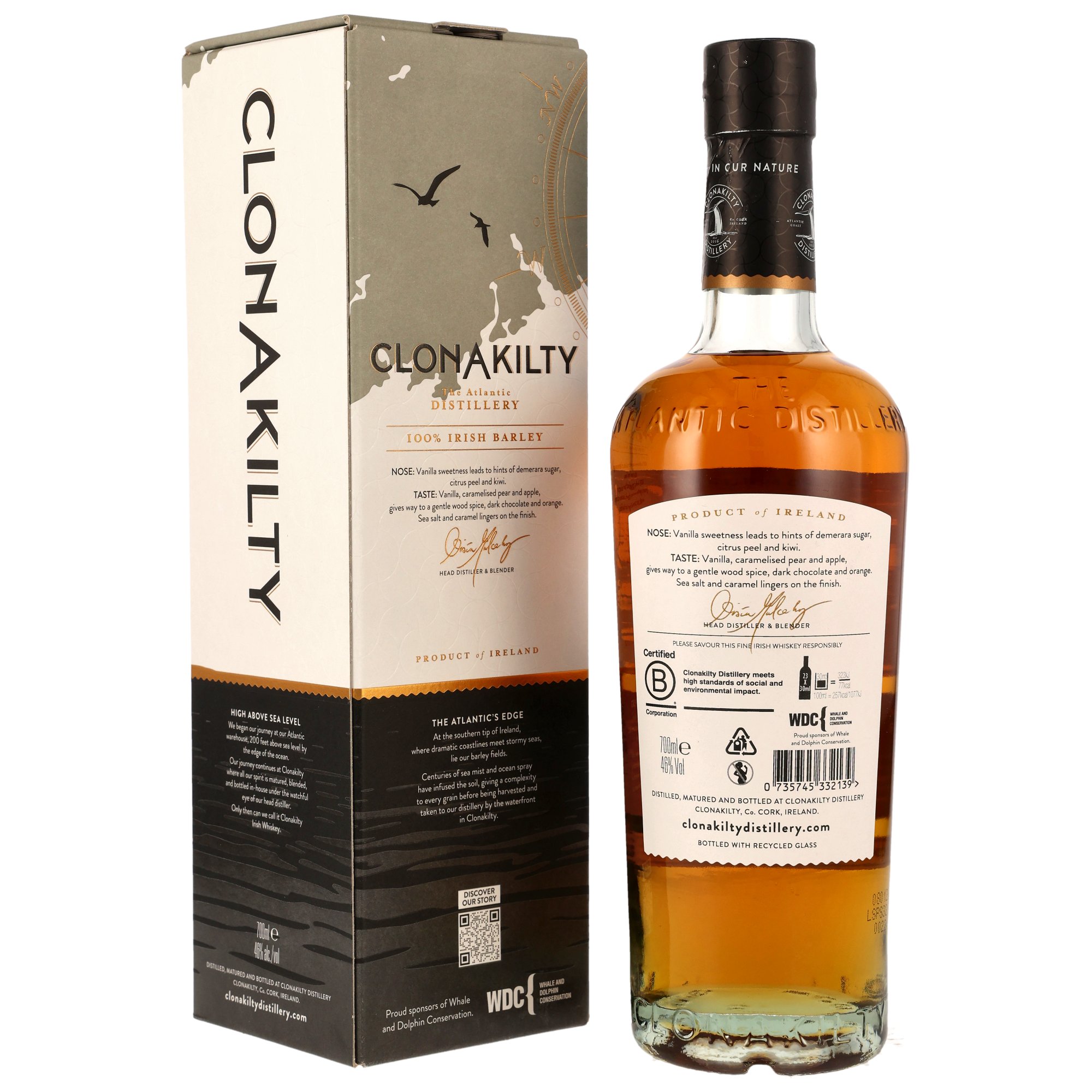 Clonakilty Single Pot Still - Ex-Bourbon, Oloroso & Amontillado Sherry Casks