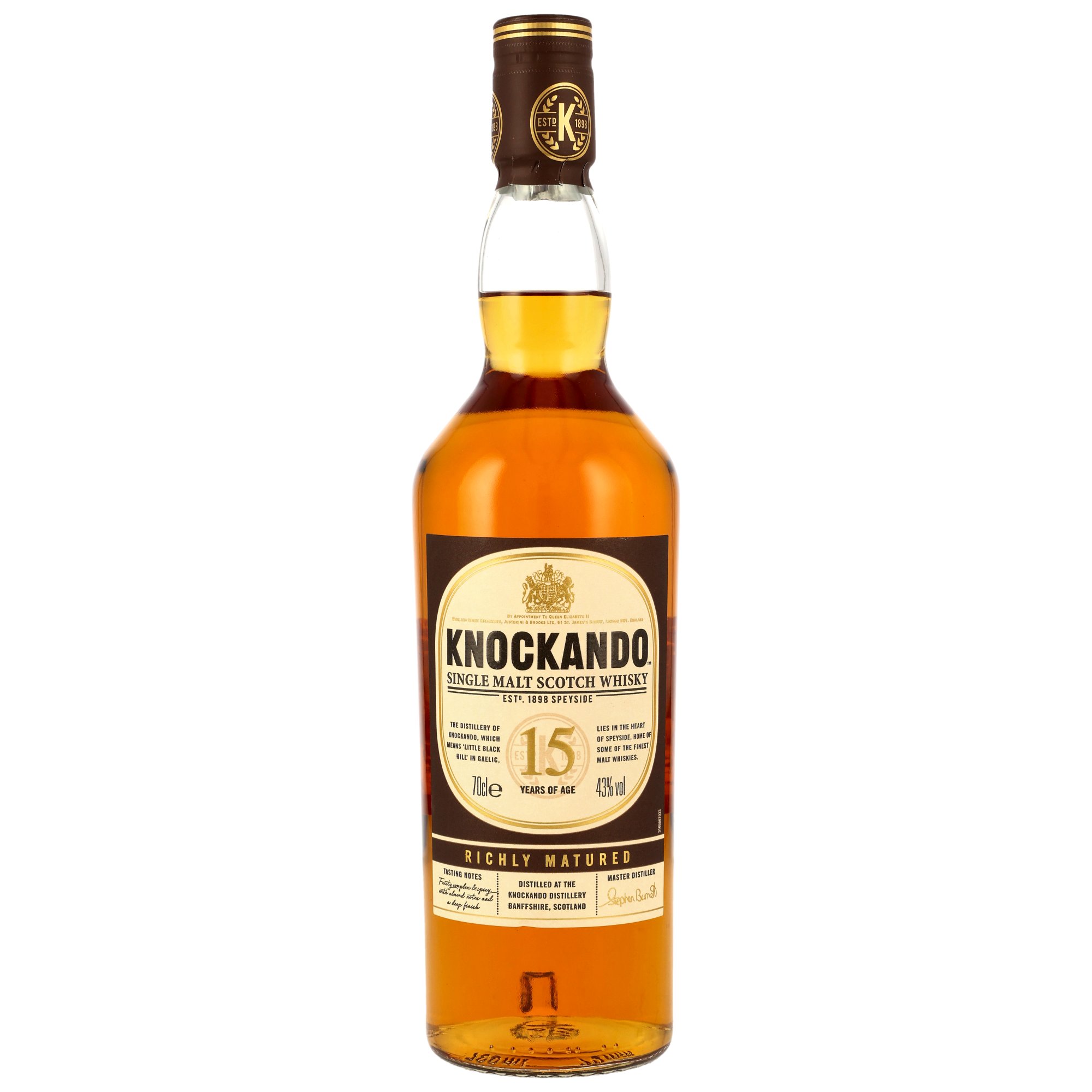 Knockando 15 y.o. Single Malt - ohne Tube