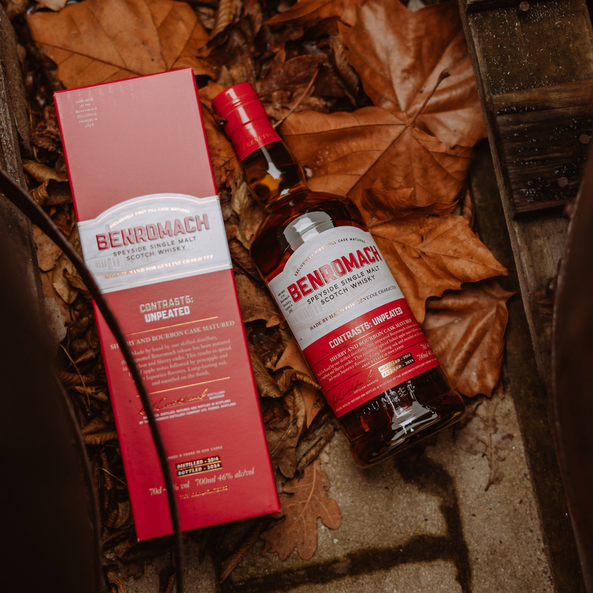 Benromach Contrasts: Unpeated – 2014/2024 – Sherry & Bourbon Cask