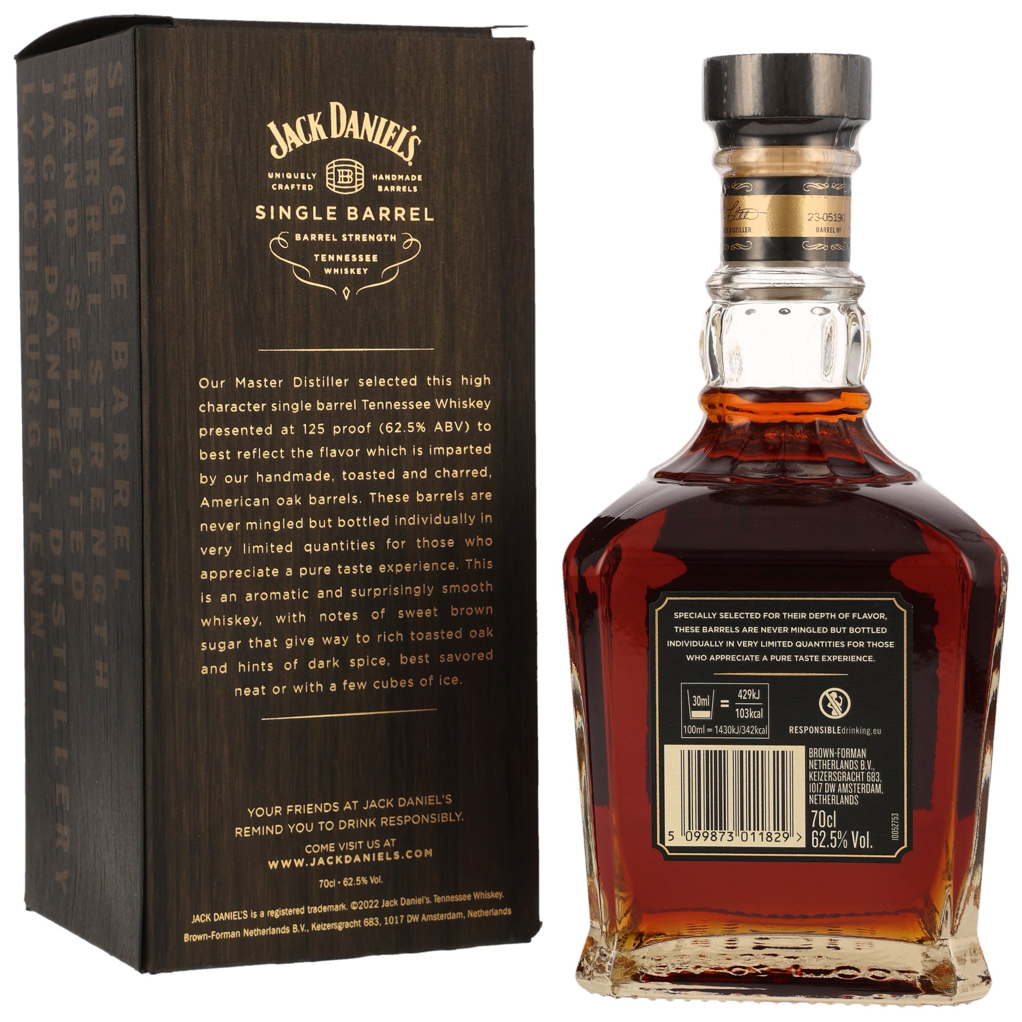 Jack Daniels Single Barrel - Barrel Strength 62,5%