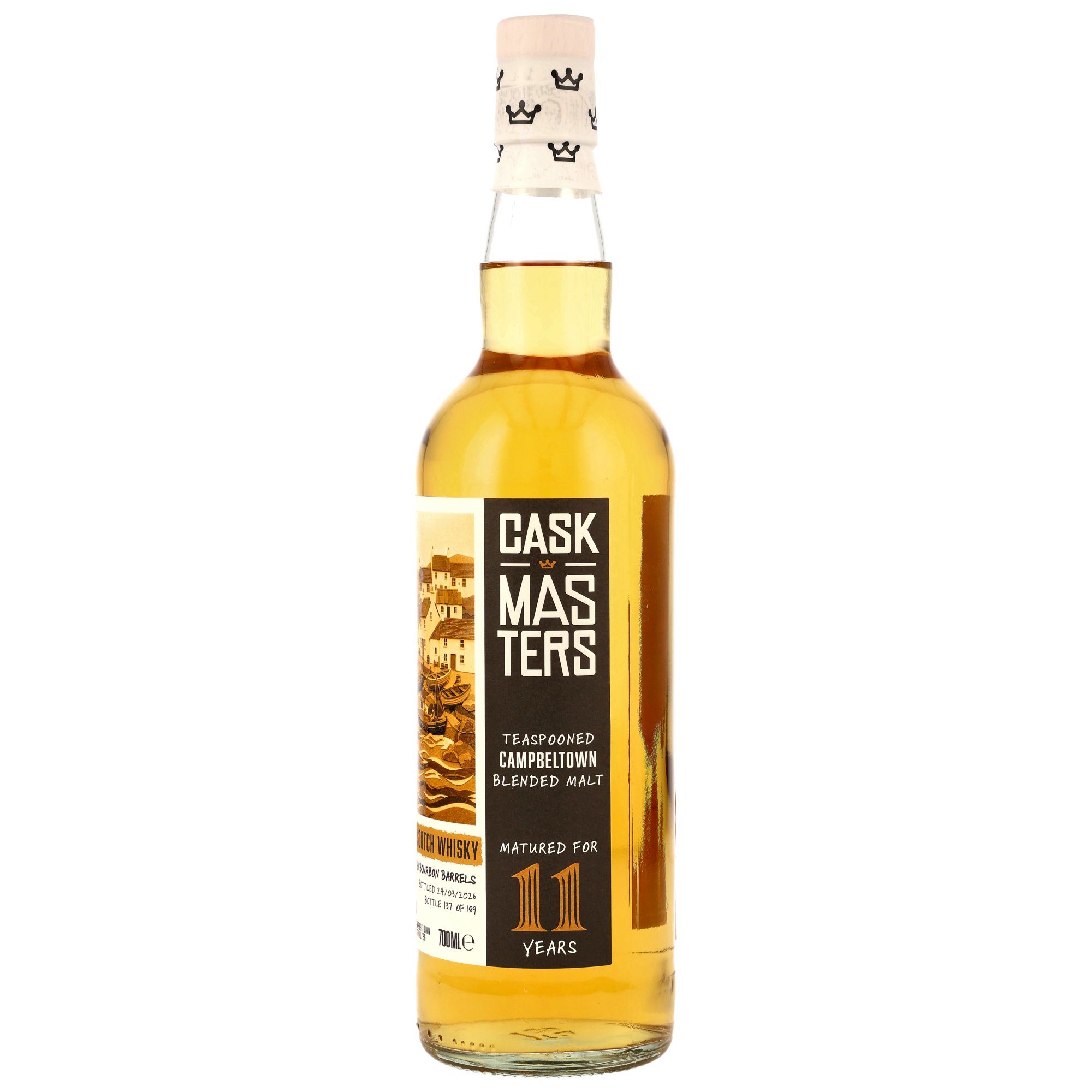 Campbeltown 2014/2026 - 11 y.o. - 1st Fill Bourbon Barrels #132/2014 - Cask Masters - Brave New Spirits