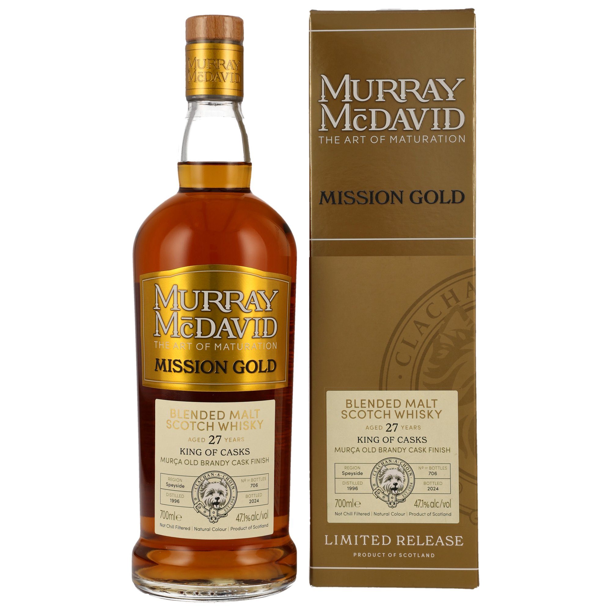 King of Casks 1996/2024 - 27 y.o. - Murca Old Brandy Cask - Murray McDavid