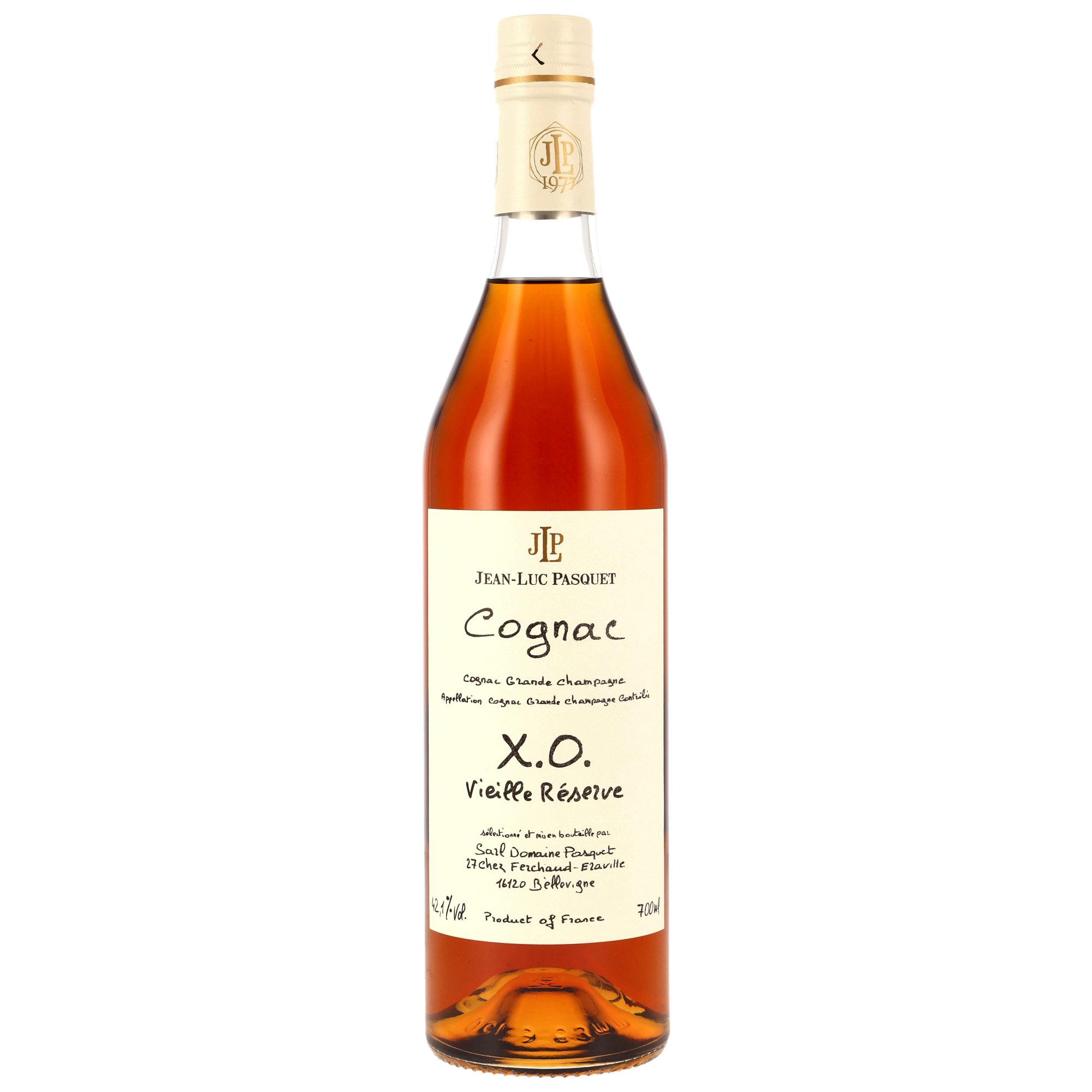 Jean-Luc Pasquet Cognac XO Vieille Reserve ohne Back Label und EAN
