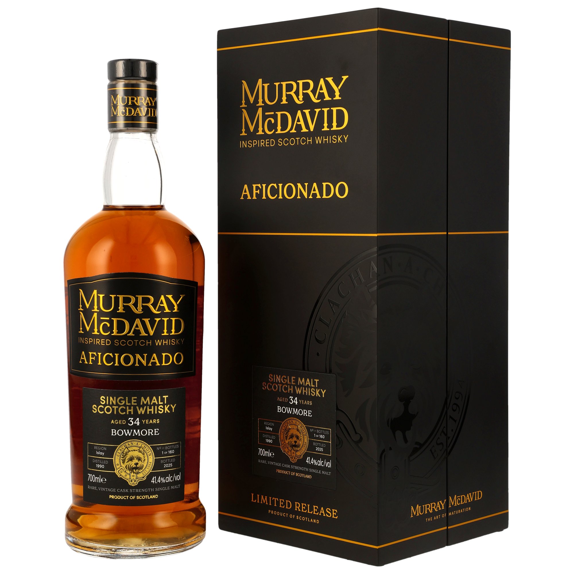 Bowmore 1990/2025 - 34 y.o. - Aficionado - Oloroso Sherry Octaves Finish - Murray McDavid