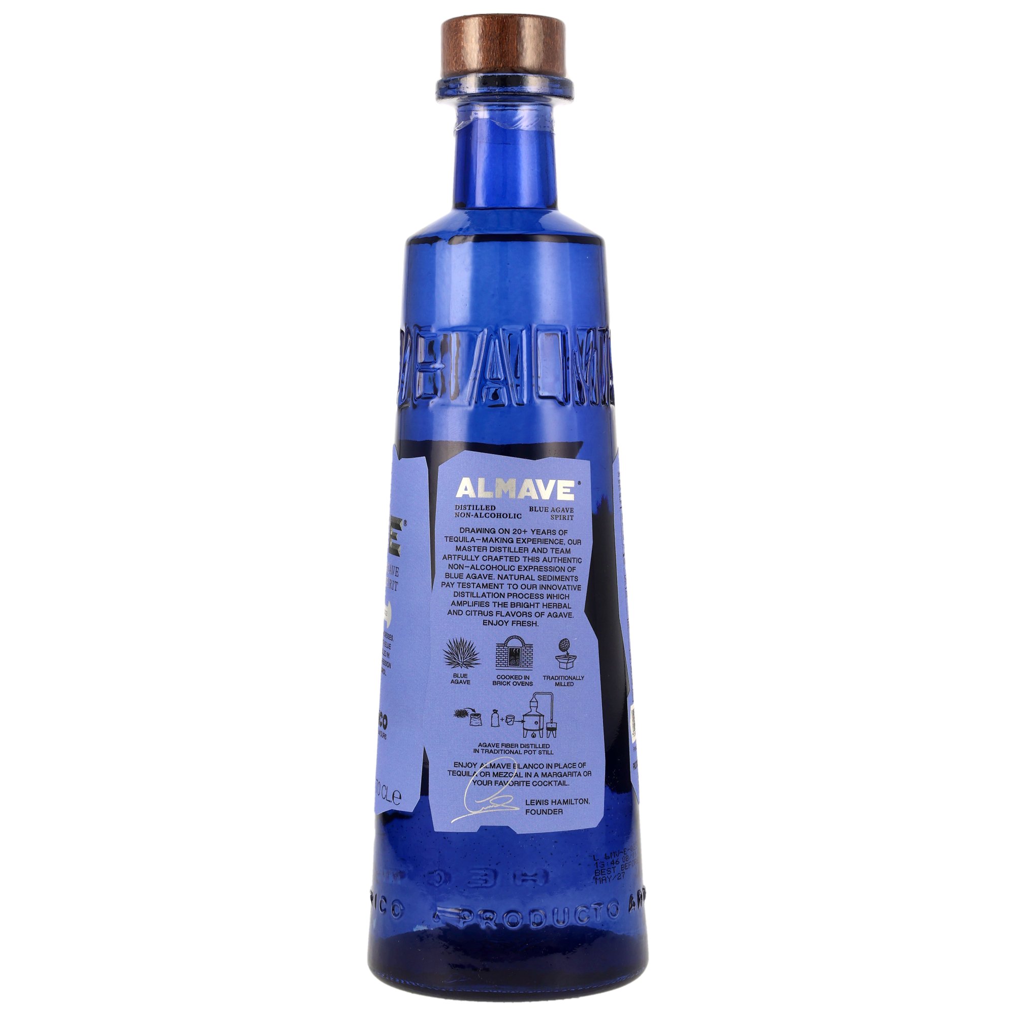 Almave Blanco Blue Agave Spirit 0,0% (Lewis Hamilton)