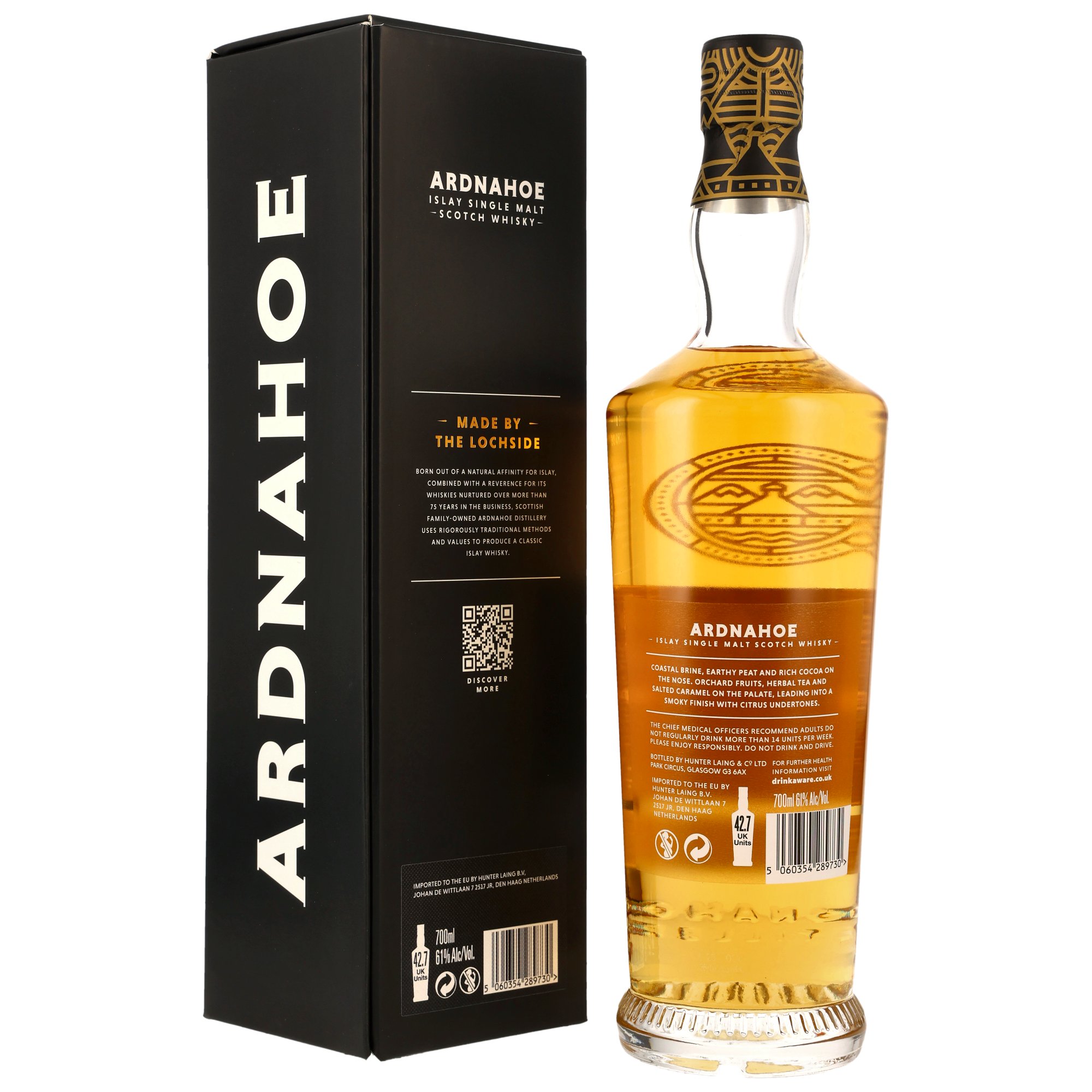 Ardnahoe 5 y.o. Cask Strength Batch #2 1st Fill Bourbon Barrels