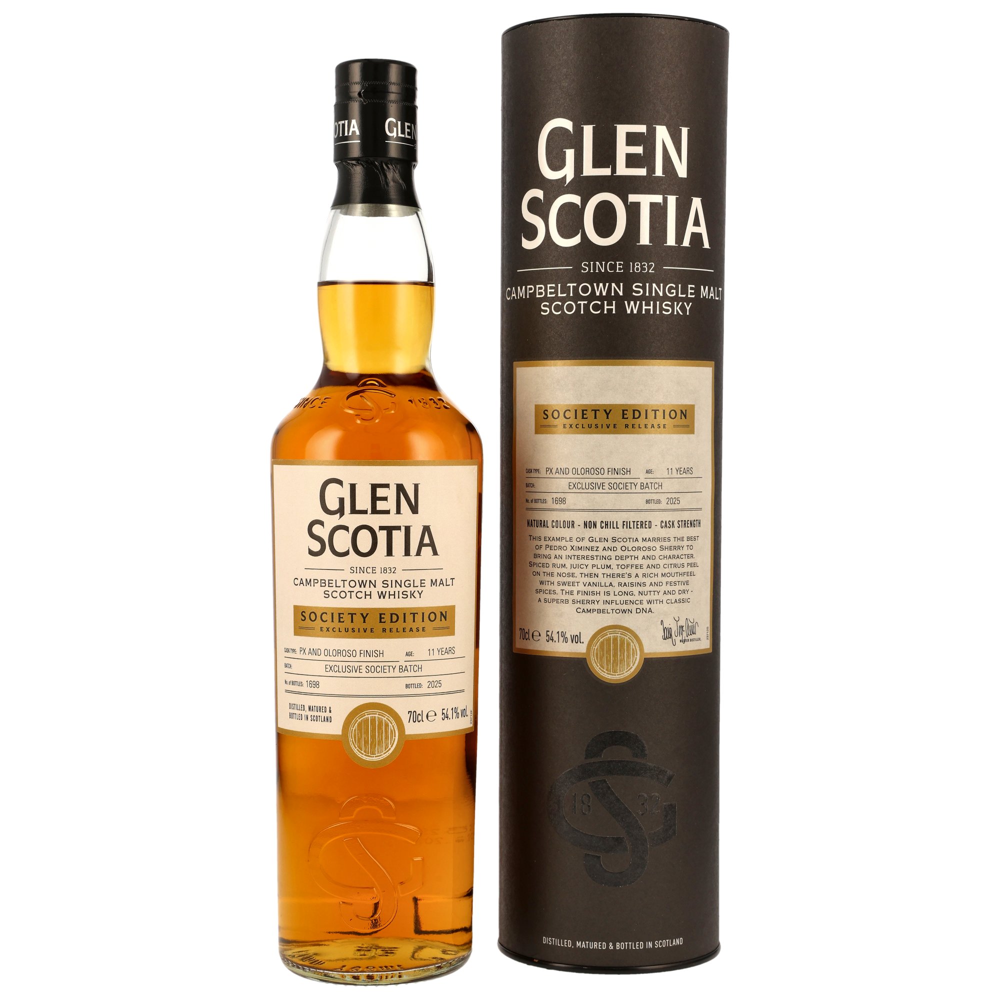Glen Scotia 2014/2025 - 11 y.o. .- PX & Oloroso Casks Finish - Society Edition 2025