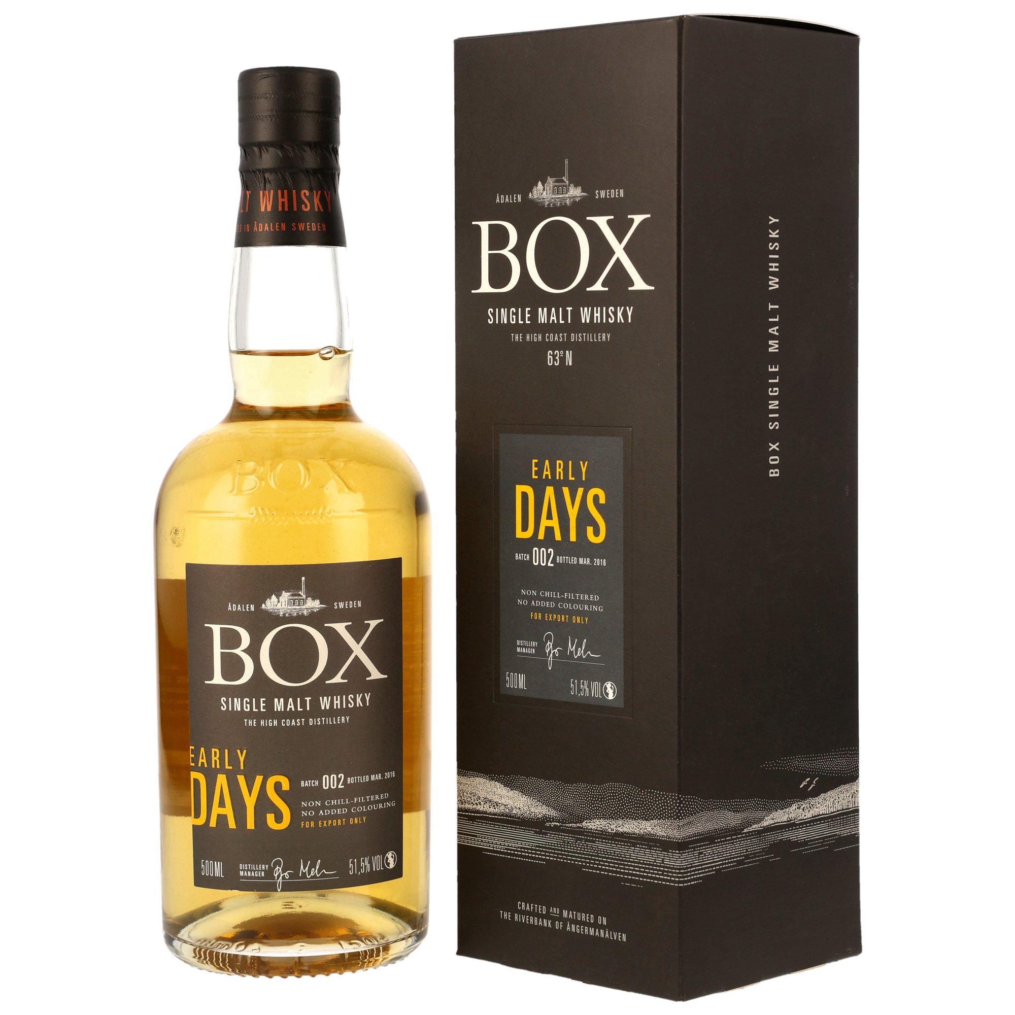 Box Single Malt Whisky Early Days - Batch 002